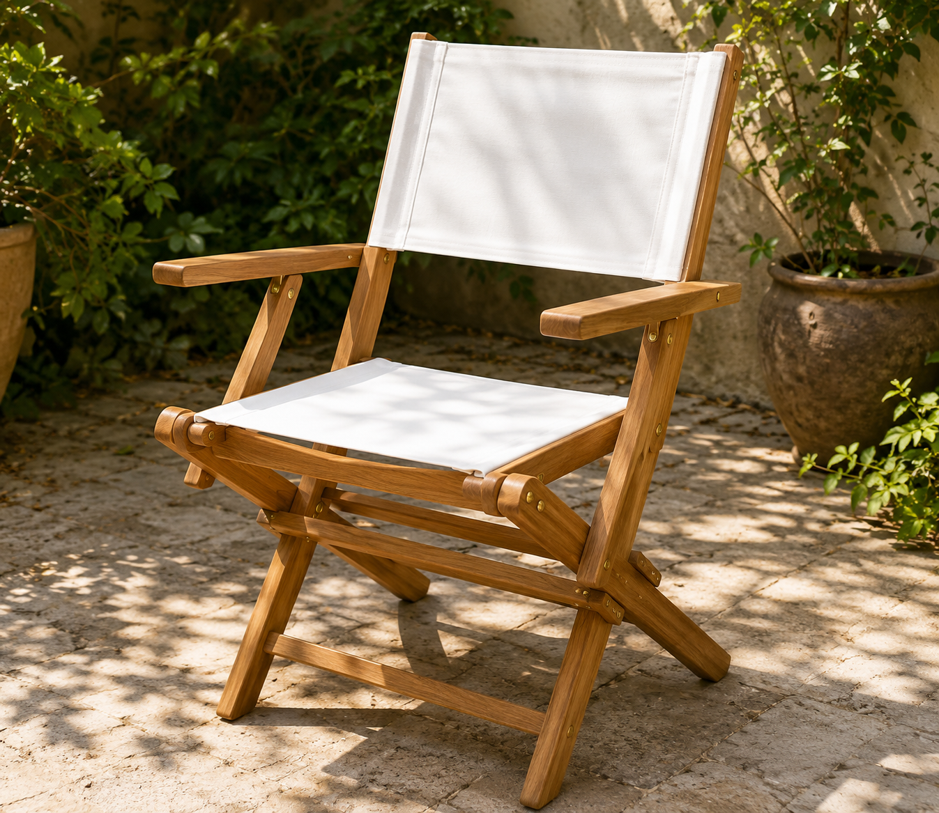 Yuma Solid Teak Wood Folding Portable Chair