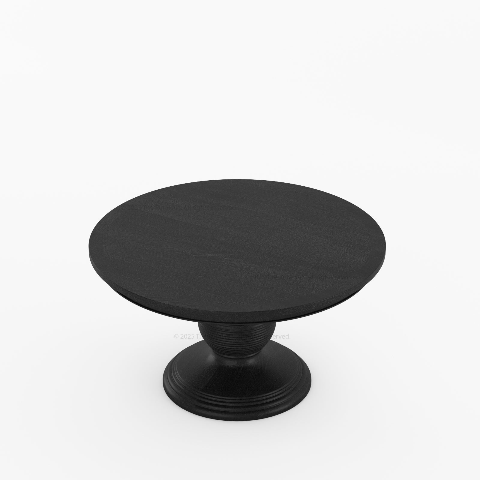 Rome Round Carved Pedestal Dining Table