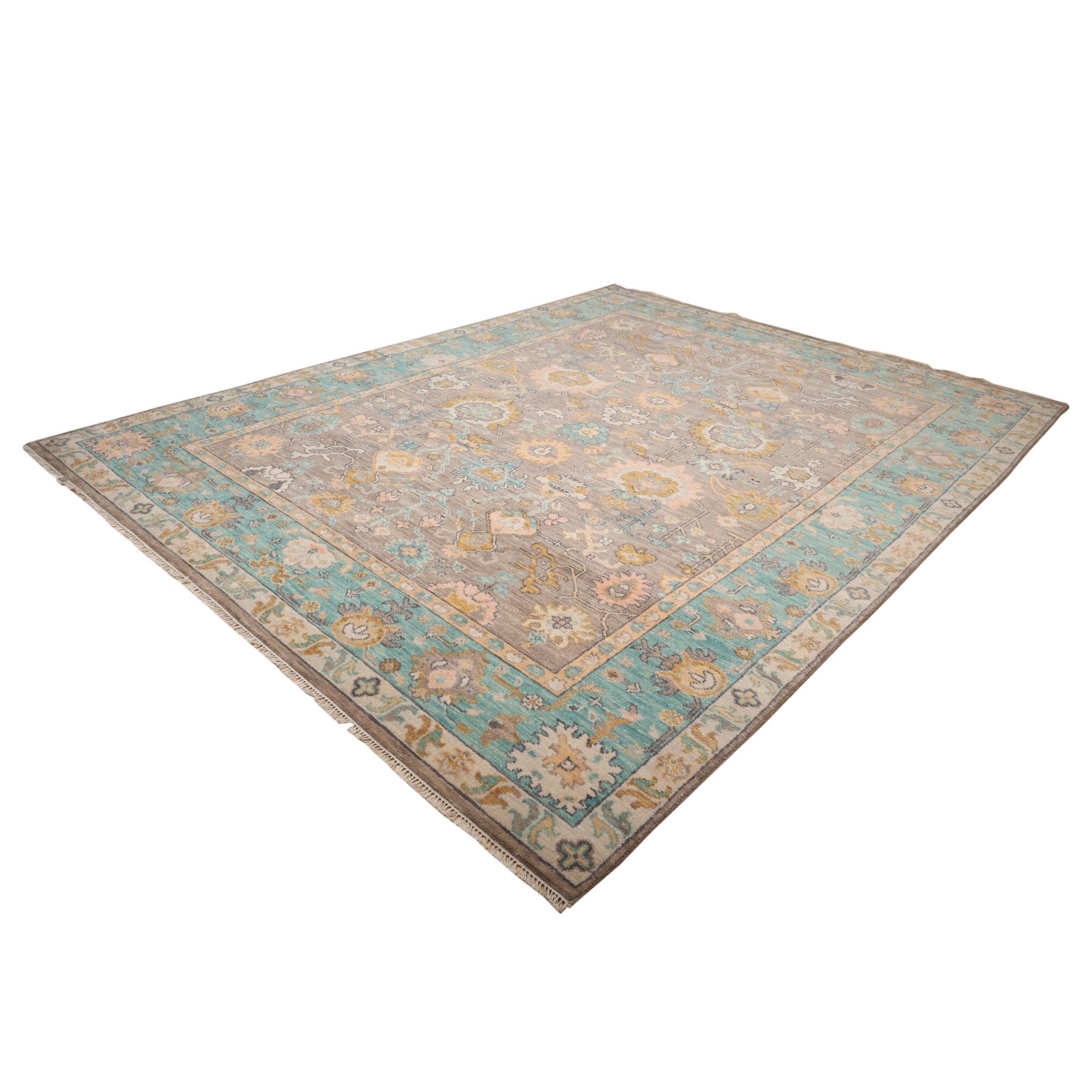 Savannah Hand-Knotted Wool Oushak Rug