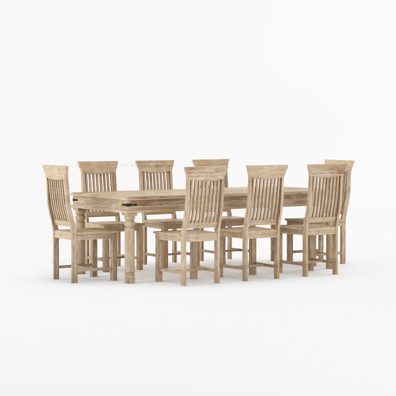 Anniston High-Back Solid Wood Dining Chair