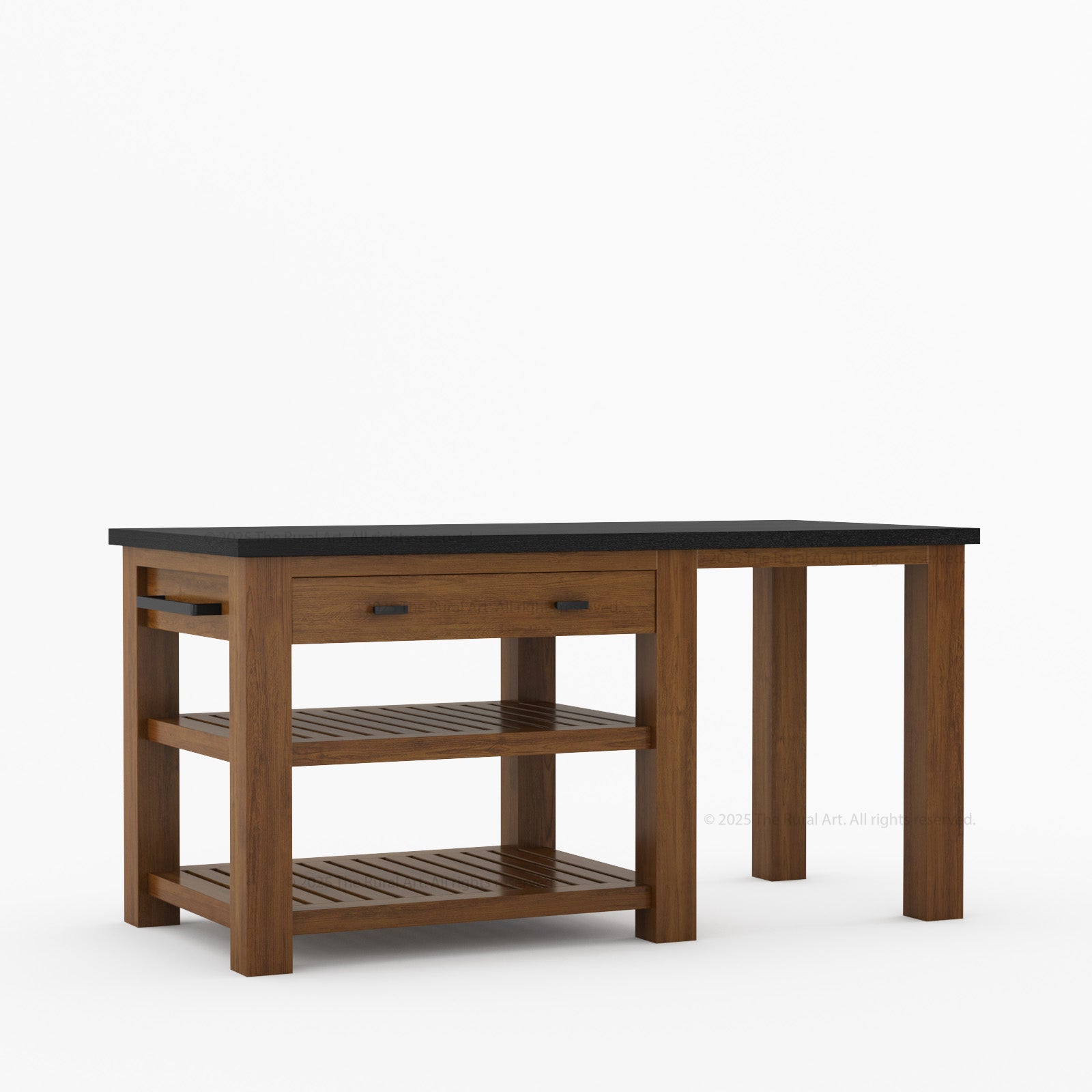 Castine Solid Wood Kitchen Island