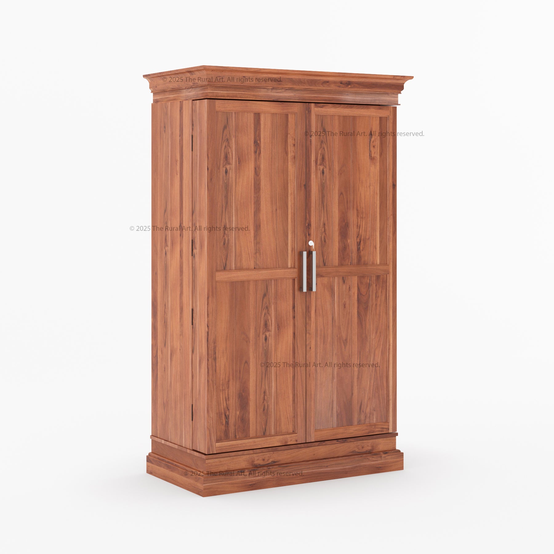Melinda Solid Wood Bar Cabinet with Storage & Wine Rack