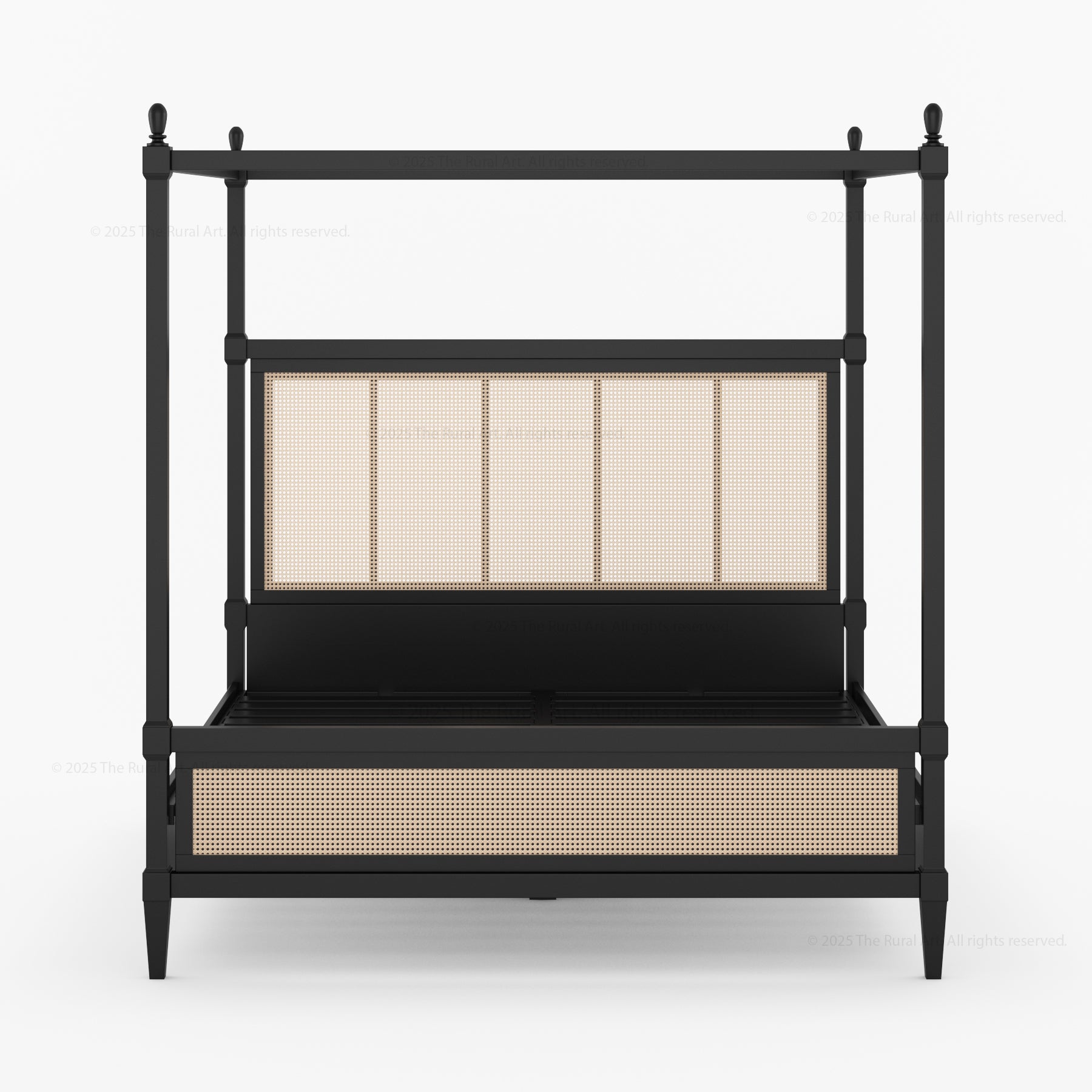 Hayward Bedroom Set Solid Wood Bed, Nightstands, Dresser & Mirror