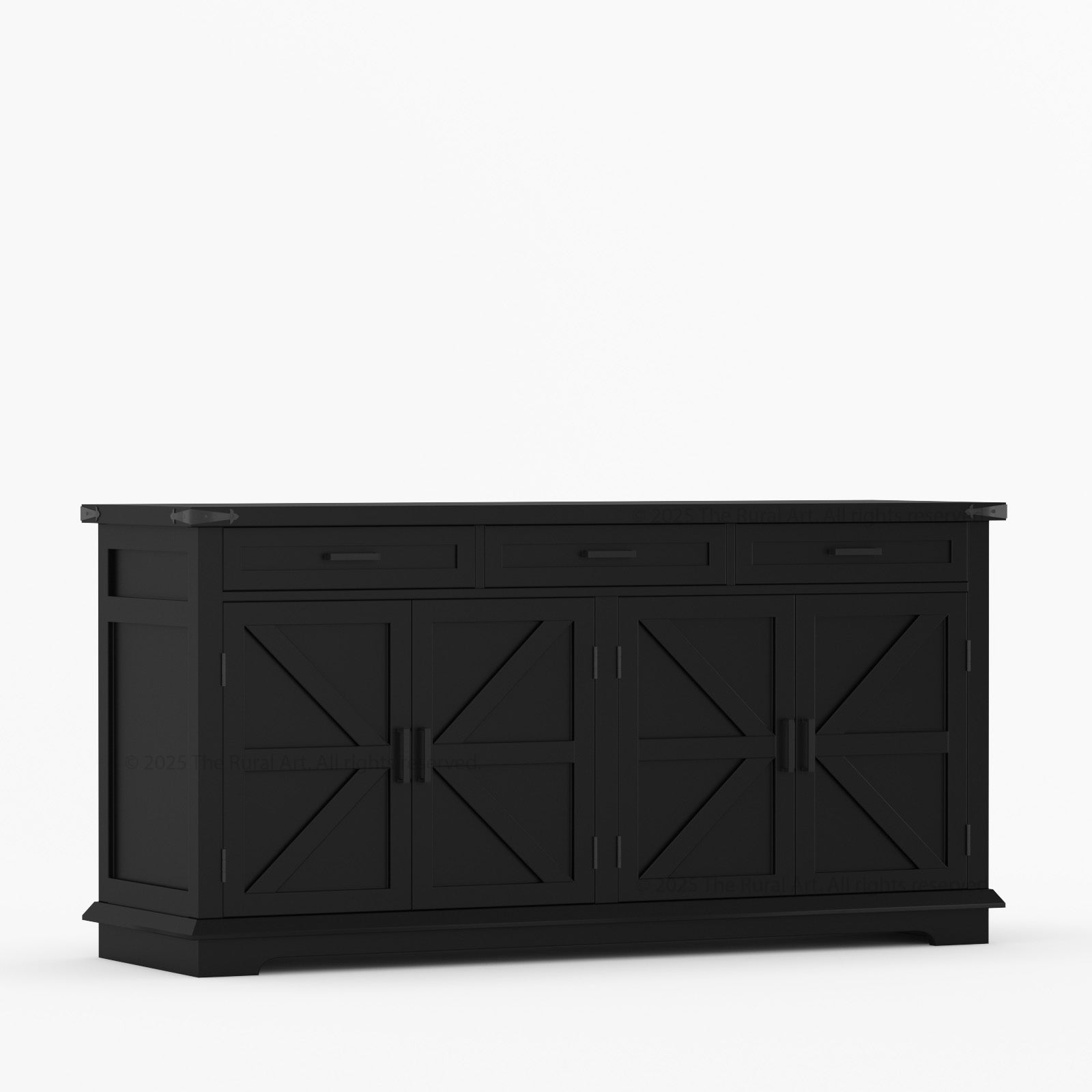 Lincoln Estate Cross-Panel Wine Bar Cabinet