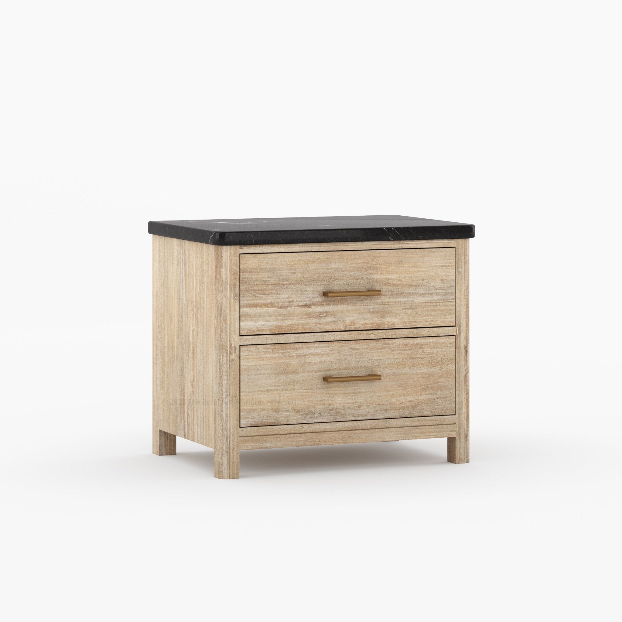 Sebring Prestige Nightstand with Stone-Top