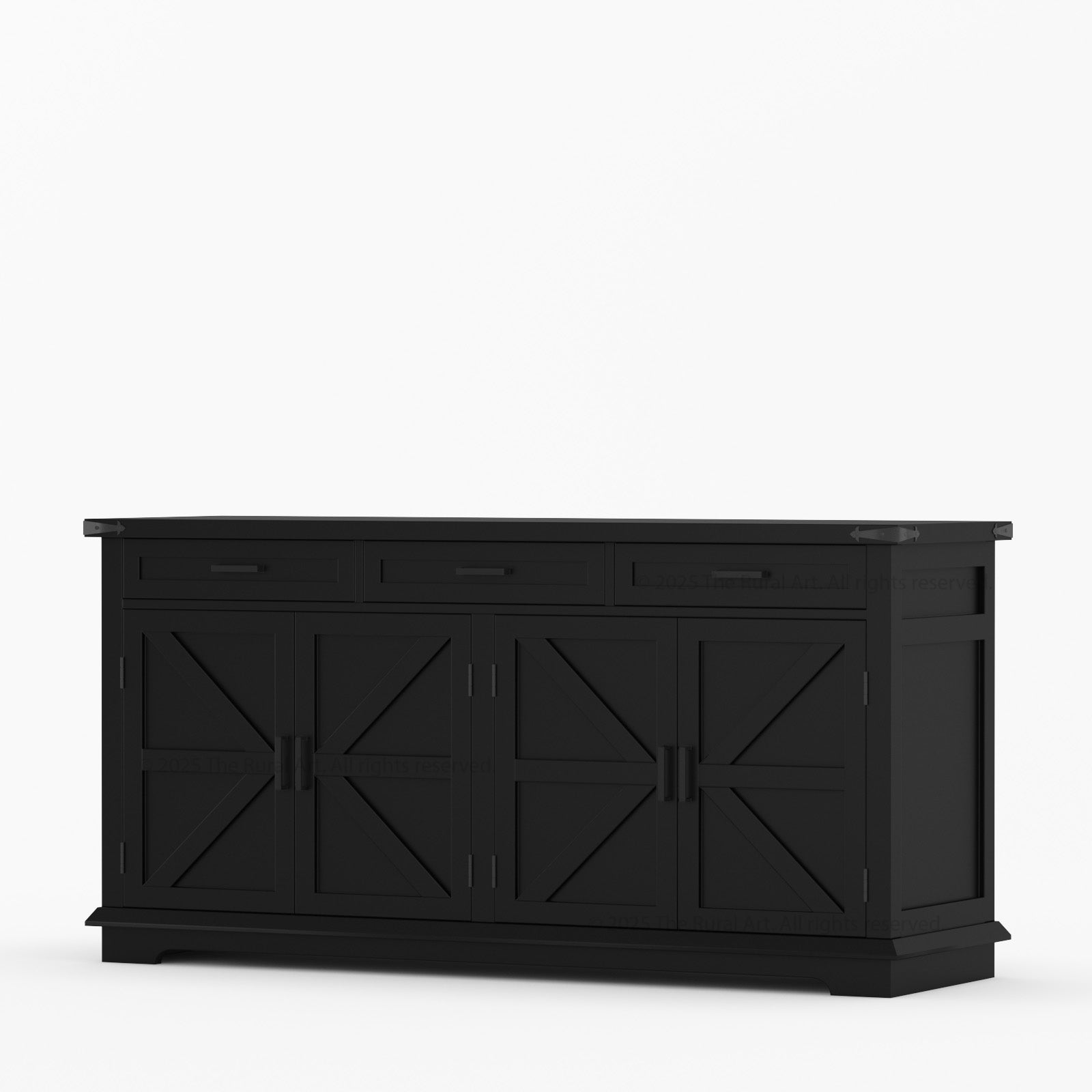 Lincoln Estate Cross-Panel Wine Bar Cabinet