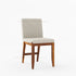 Ashland Chair with wooden frame and upholstered seat and backrest on a