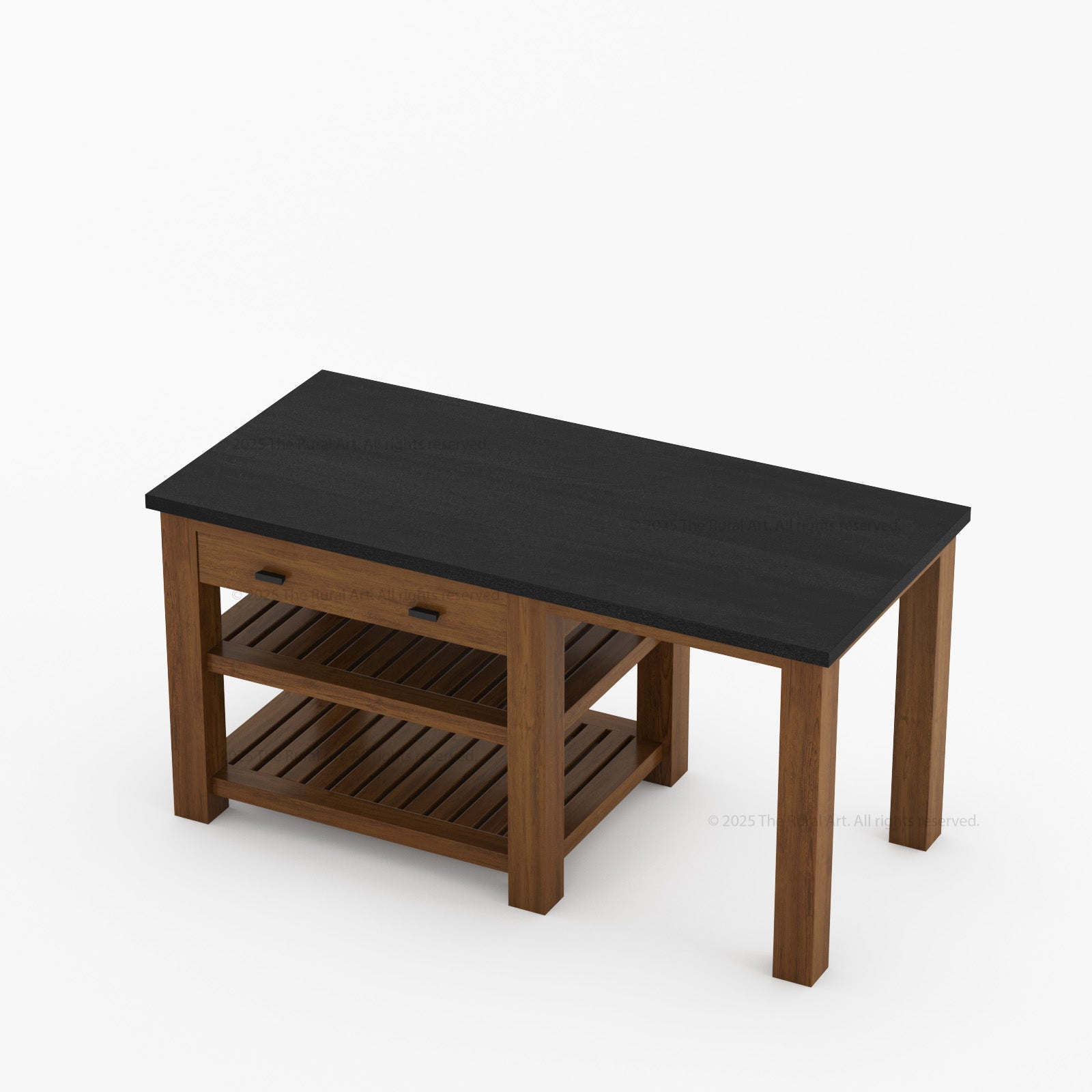 Castine Solid Wood Kitchen Island