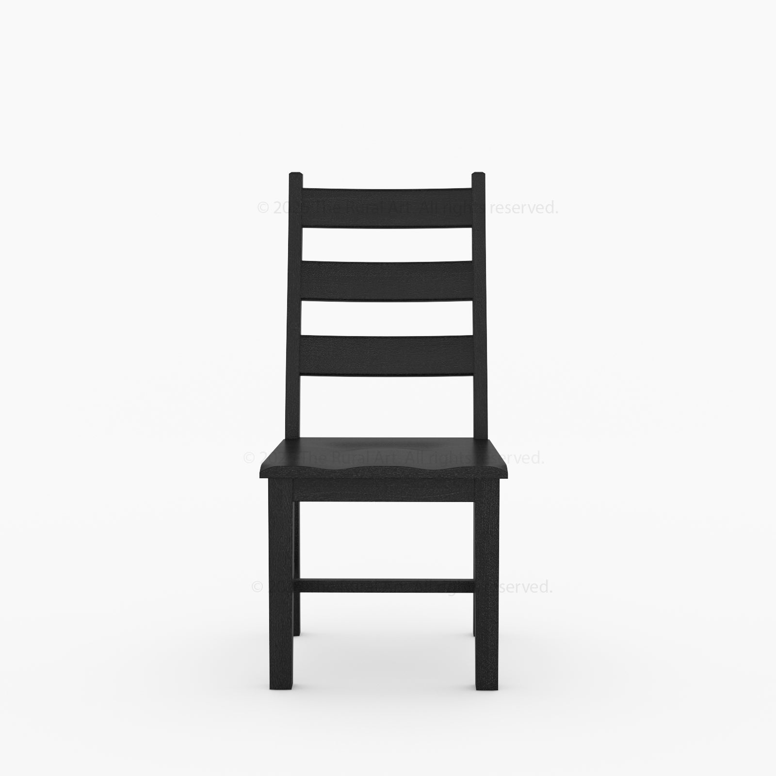 Rome Round Carved Pedestal Dining Table & Ladder-Back Chair Set