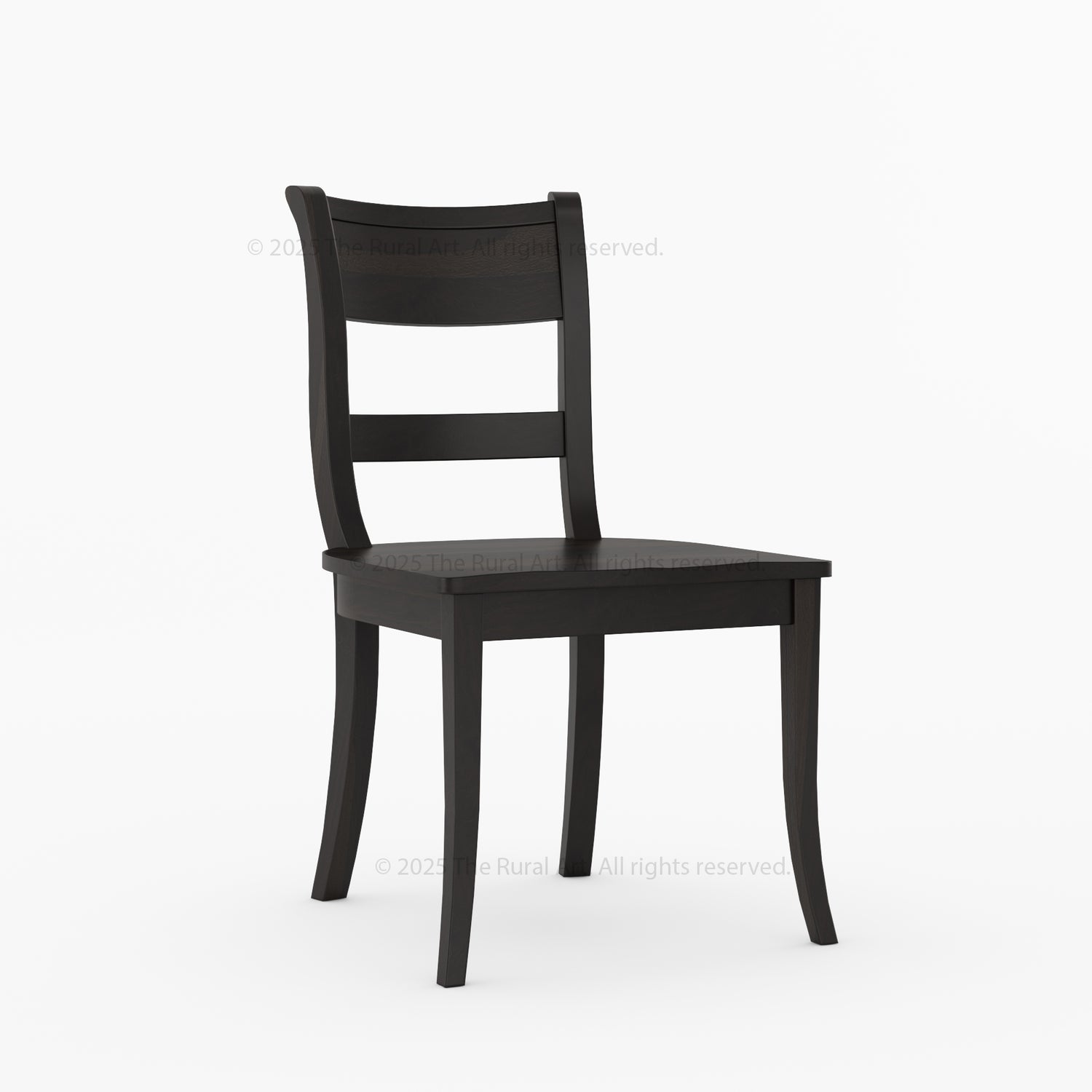 Benton Solid Wood Dining Chair | Ladder-Back Design | Handcrafted Elegance