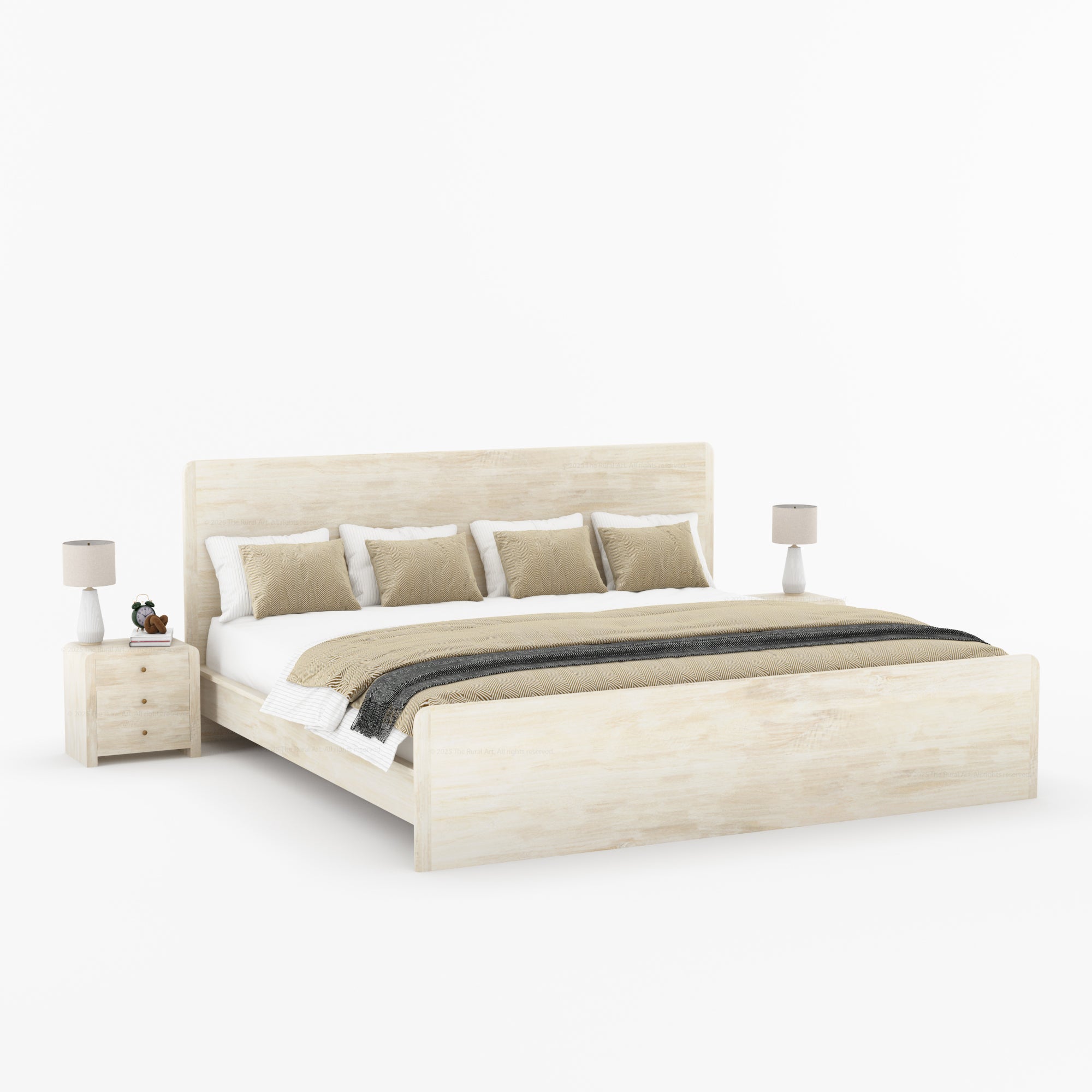 Garland 6 Piece Real Solid Wood Bedroom Set