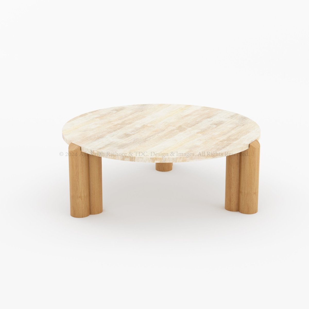 Seattle Marble Top Coffee Table