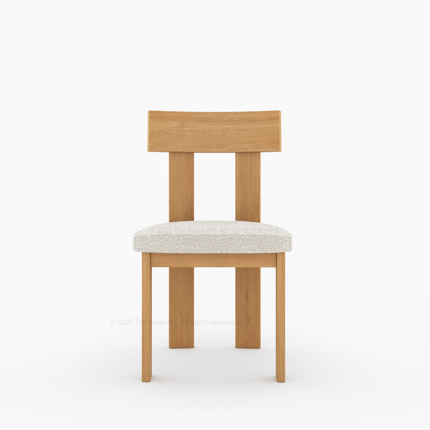 Fontana Modern Scandinavian Solid Wood Dining Chair