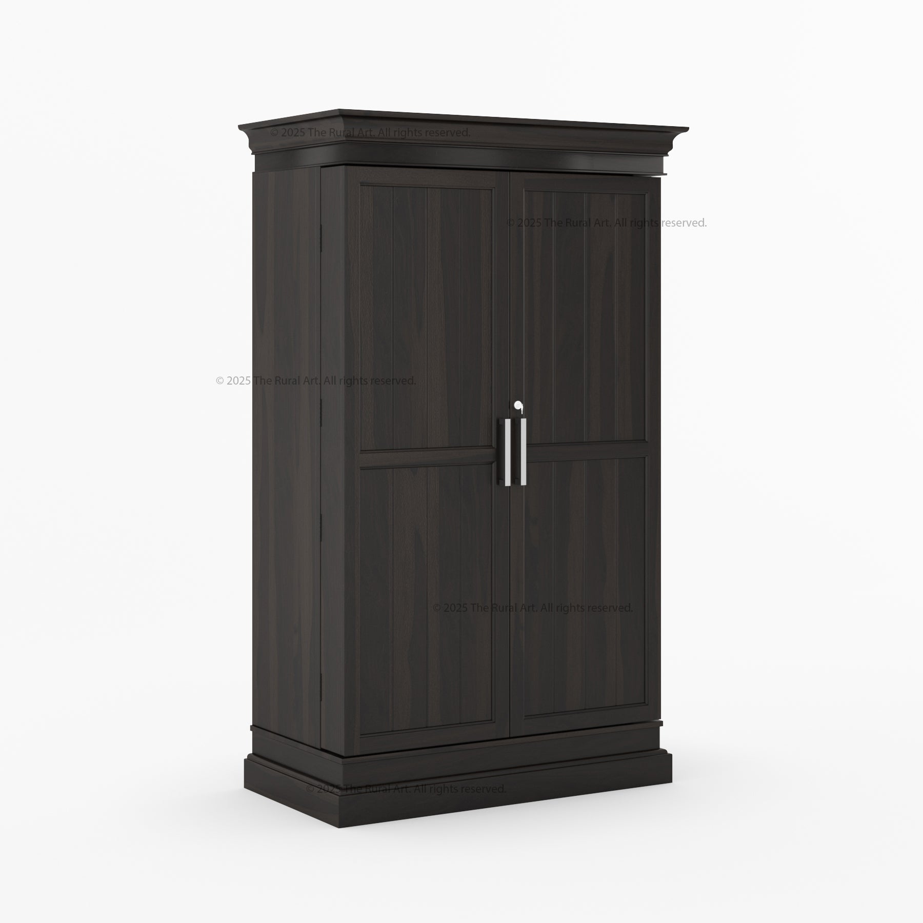 Melinda Solid Wood Bar Cabinet with Storage & Wine Rack