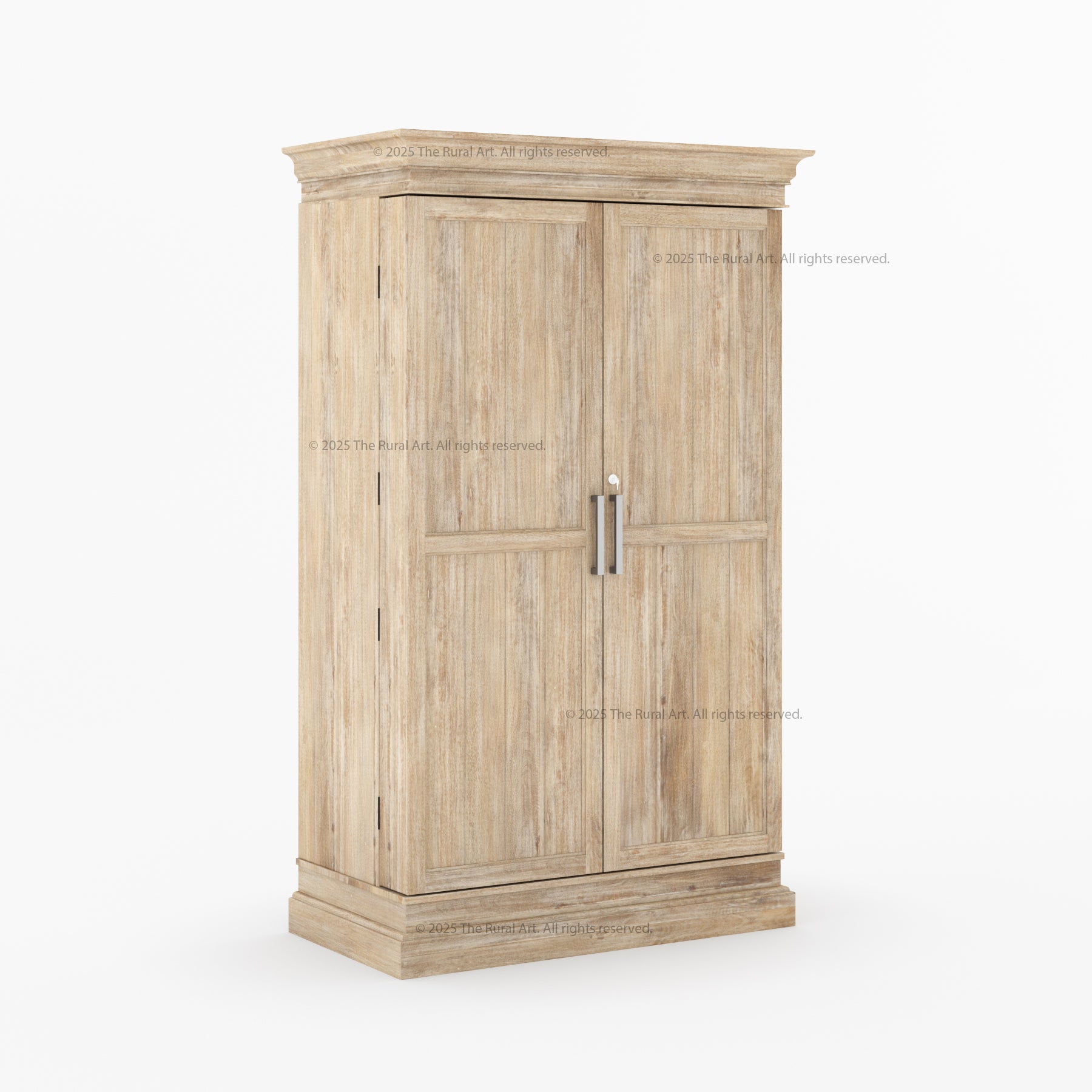 Melinda Solid Wood Bar Cabinet with Storage & Wine Rack