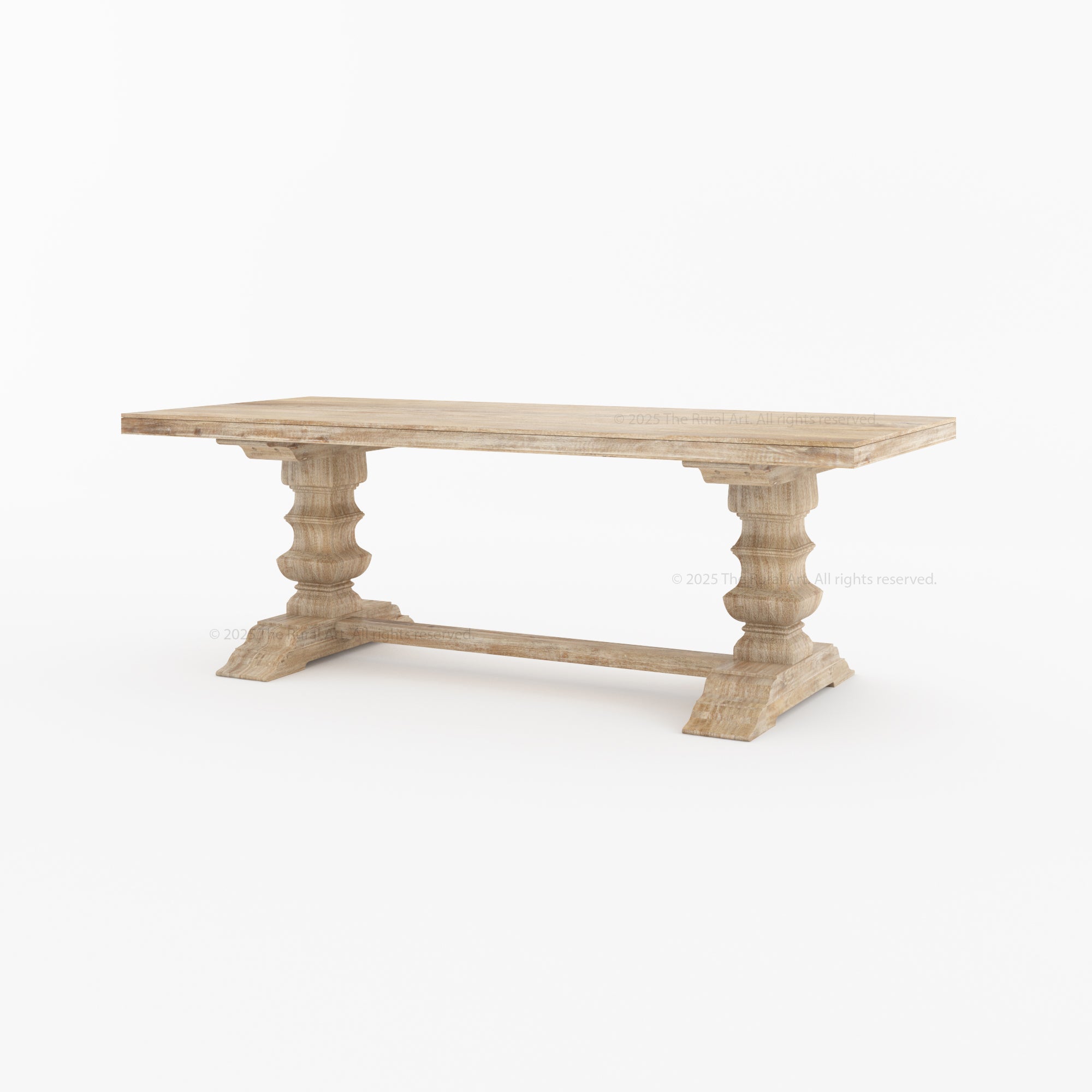 Crossett Solid Wood Double Pedestal Dining Table