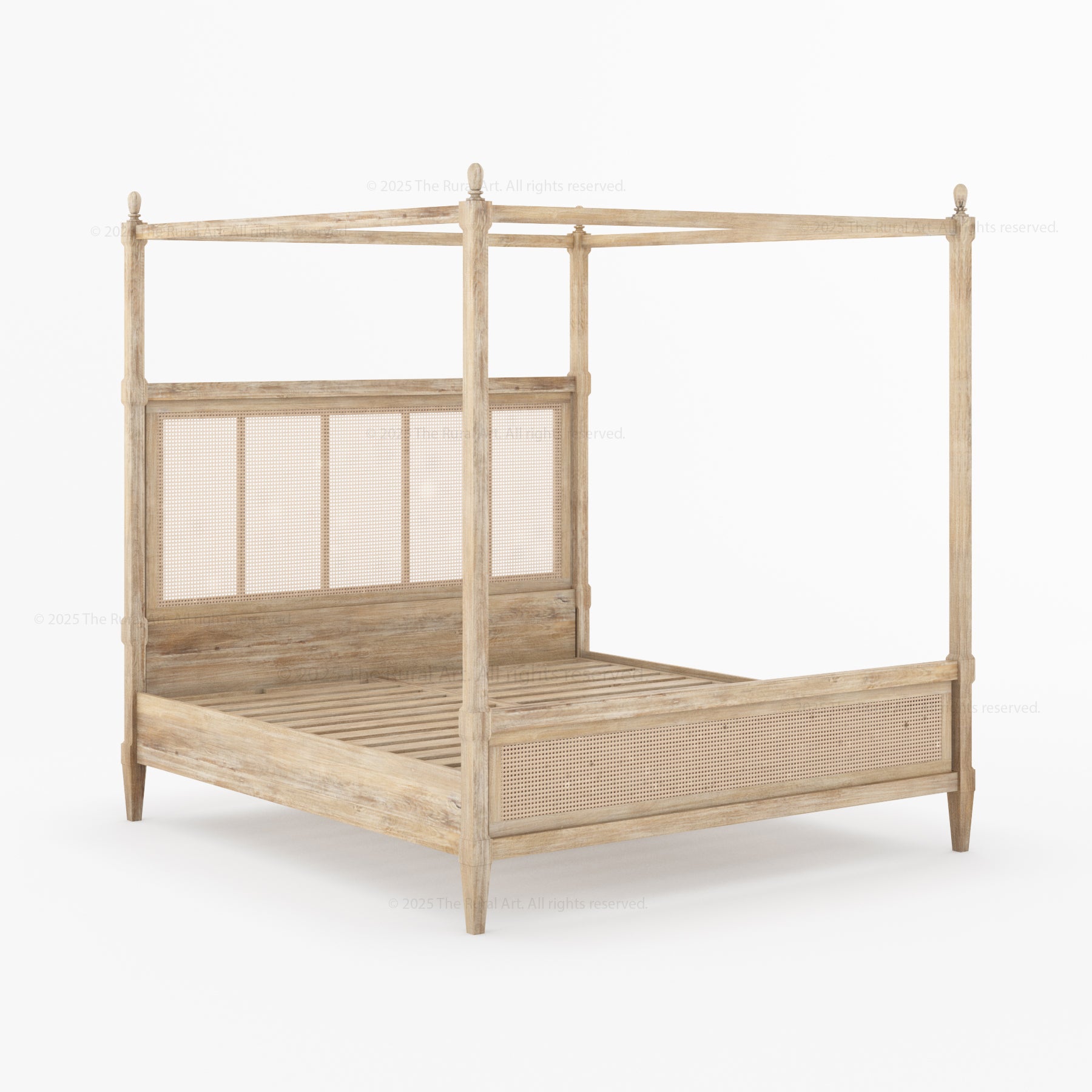 Hayward Bedroom Set Solid Wood Bed, Nightstands, Dresser & Mirror