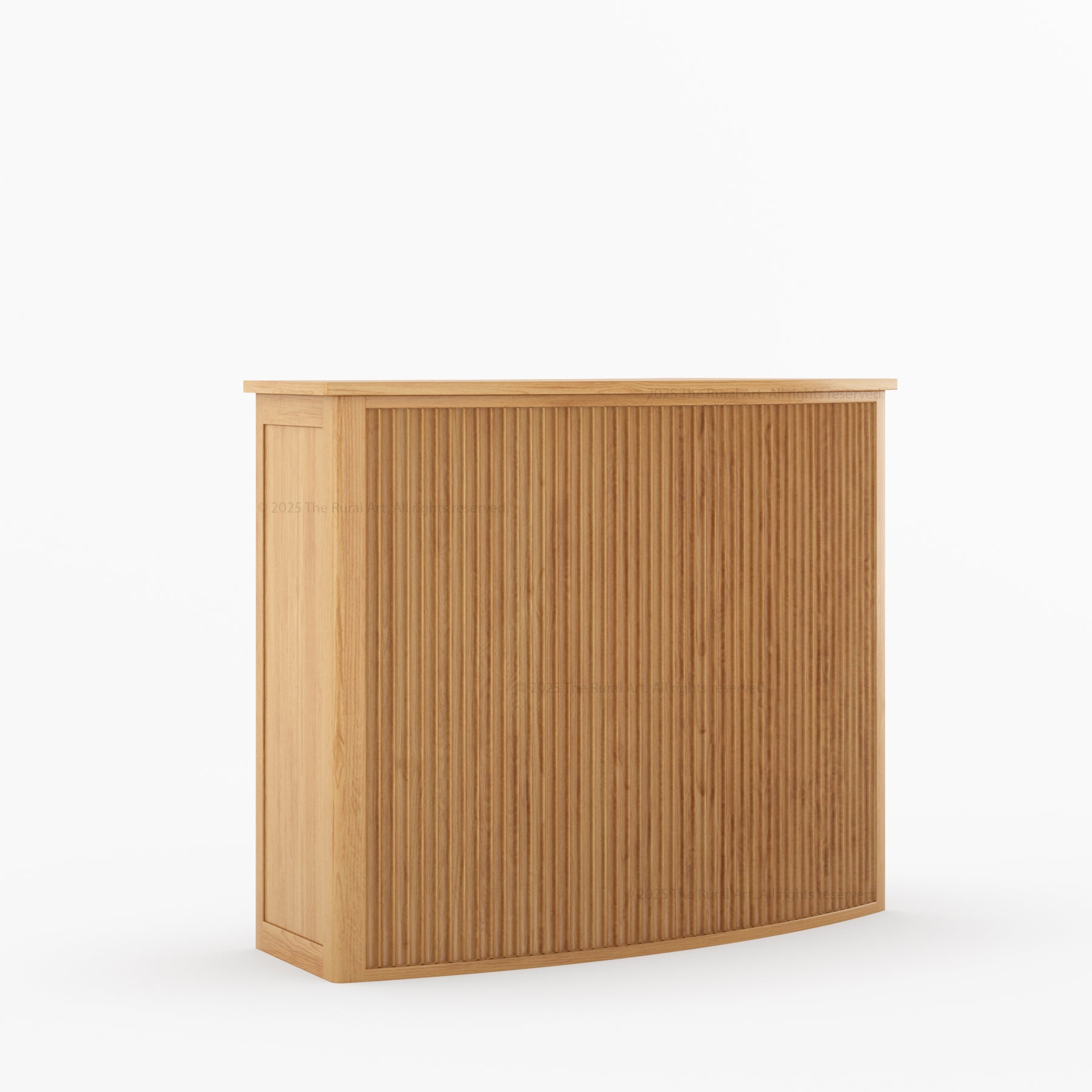 Monarch Solid Wood Wine Bar Cabinet & Counter Set with Glass-Back Display