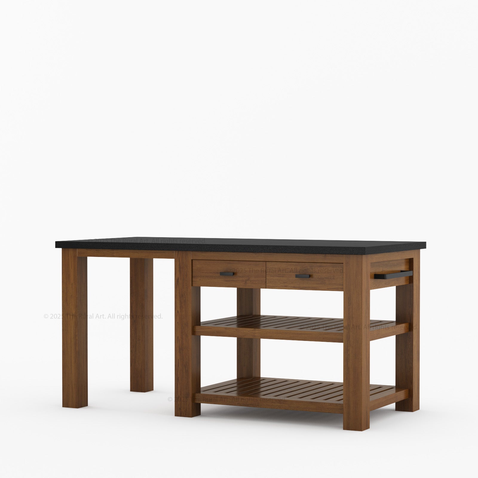 Castine Solid Wood Kitchen Island
