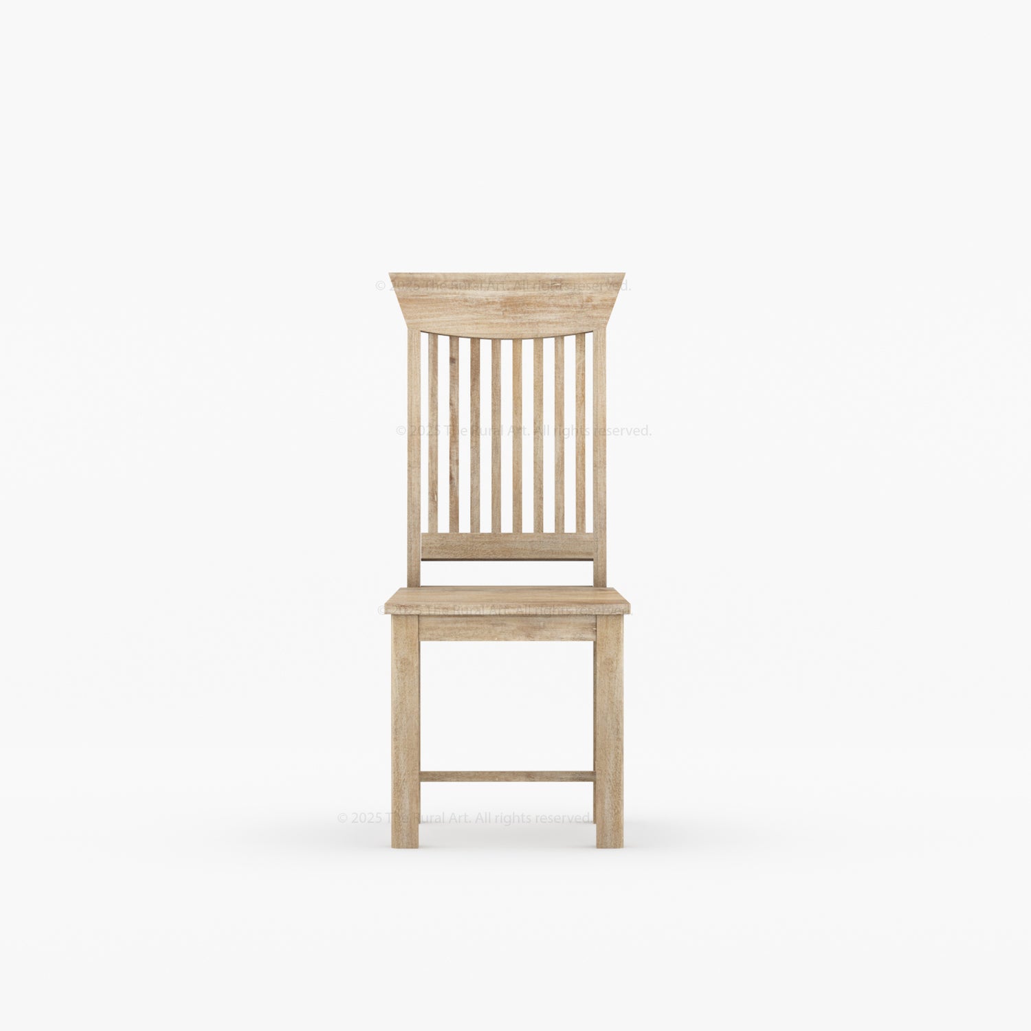 Anniston High-Back Solid Wood Dining Chair