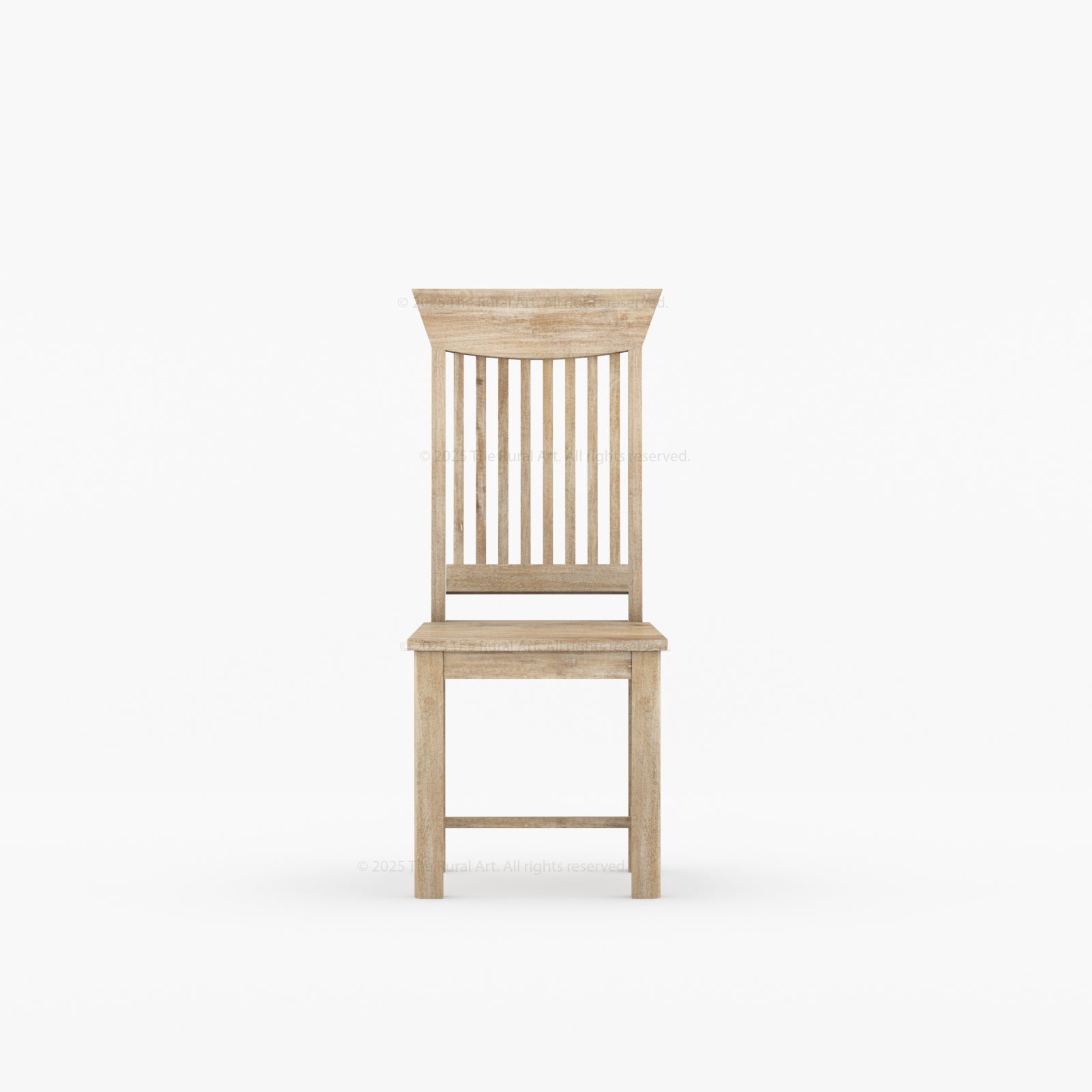 Anniston High-Back Solid Wood Dining Chair