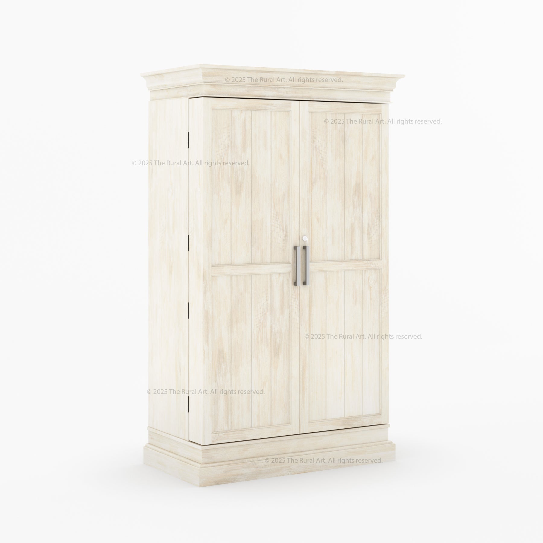 Melinda Solid Wood Bar Cabinet with Storage & Wine Rack