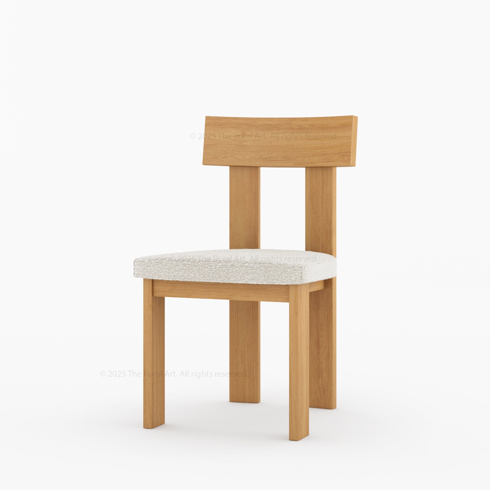 Fontana Modern Scandinavian Solid Wood Dining Chair