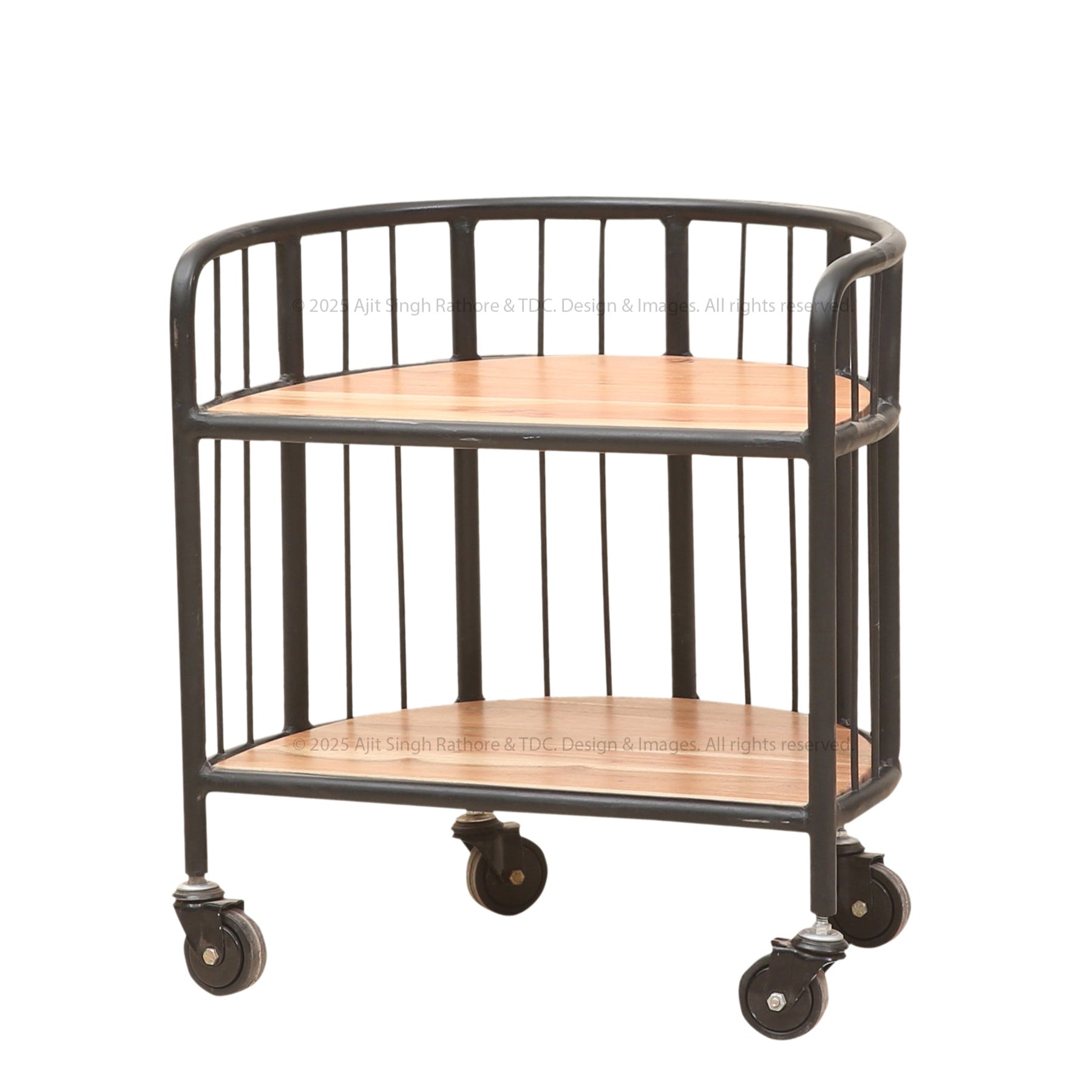 Mount Holly Rustic Curve Rolling Bar