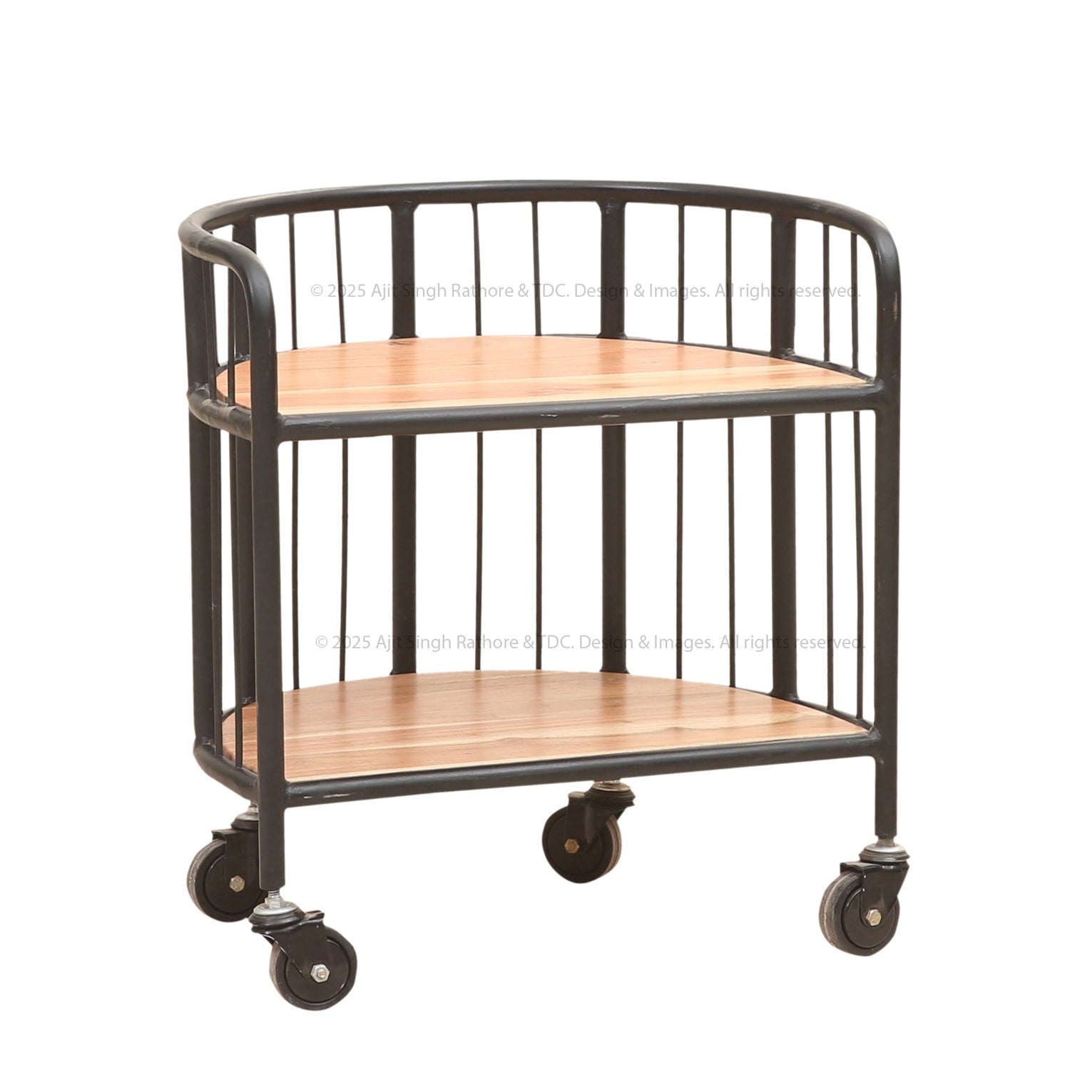 Mount Holly Rustic Curve Rolling Bar