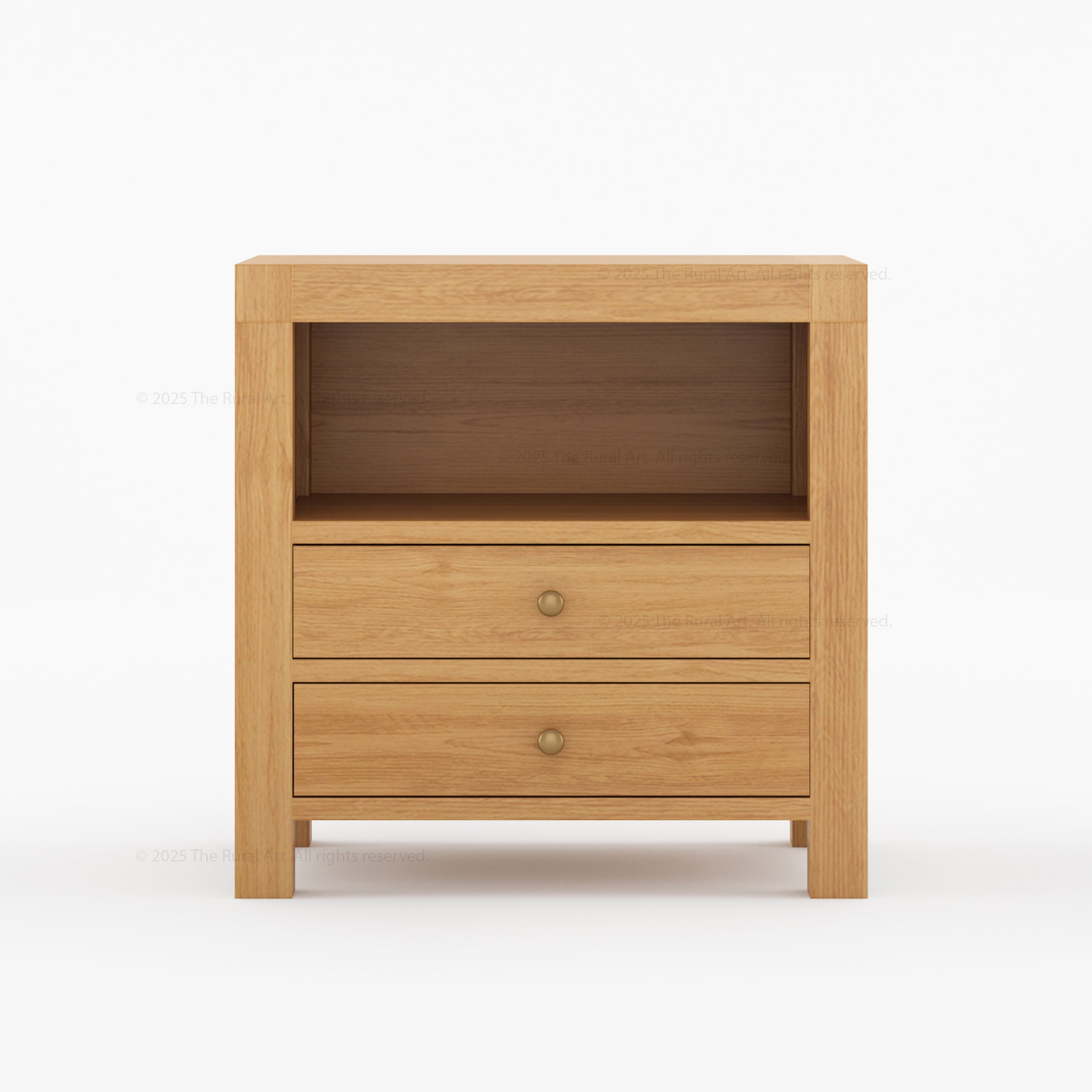 Orlando Solid Wood Canopy Platform Bedroom Set With Dresser, Nightstand, Bedside Bench & Mirror