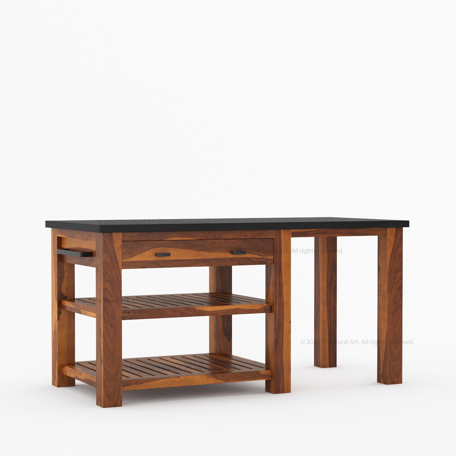 Castine Solid Wood Kitchen Island