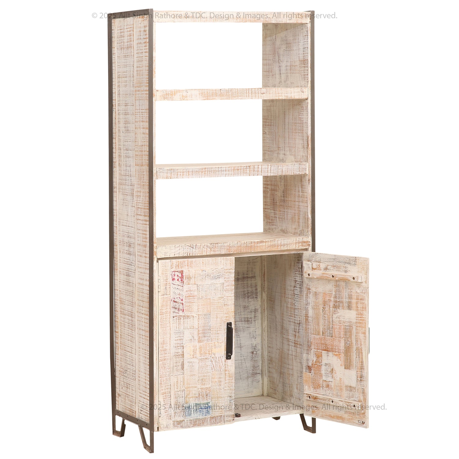 Lakehurst Vintage Fusion Solidwood Bookshelf