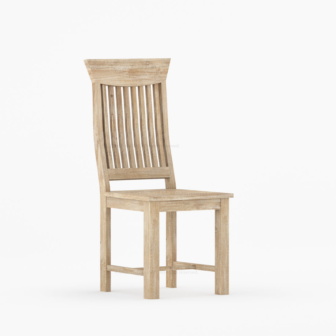 Anniston High-Back Solid Wood Dining Chair