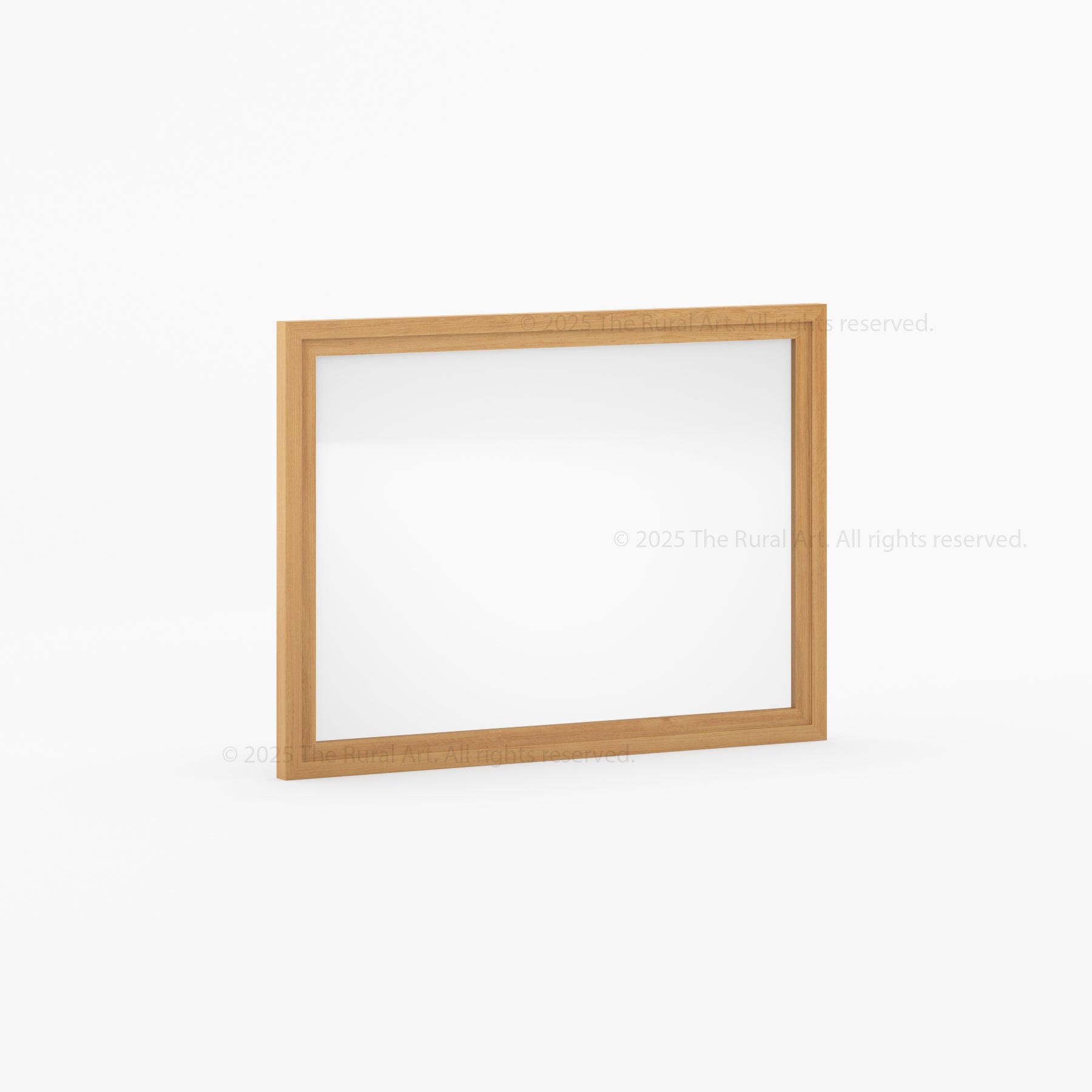 Seabrook Solid Wood Framed Wall Mirror with Clean Edge Detailing