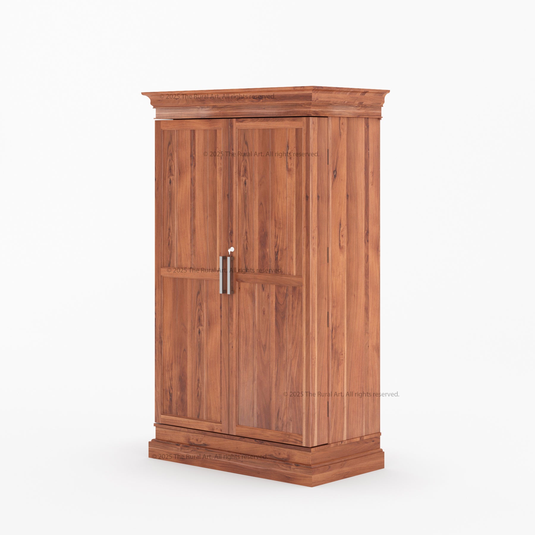 Melinda Solid Wood Bar Cabinet with Storage & Wine Rack