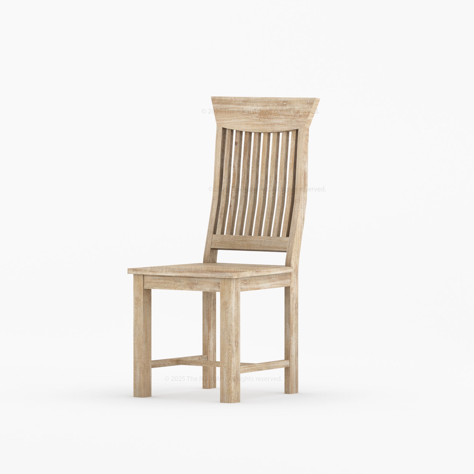 Anniston High-Back Solid Wood Dining Chair