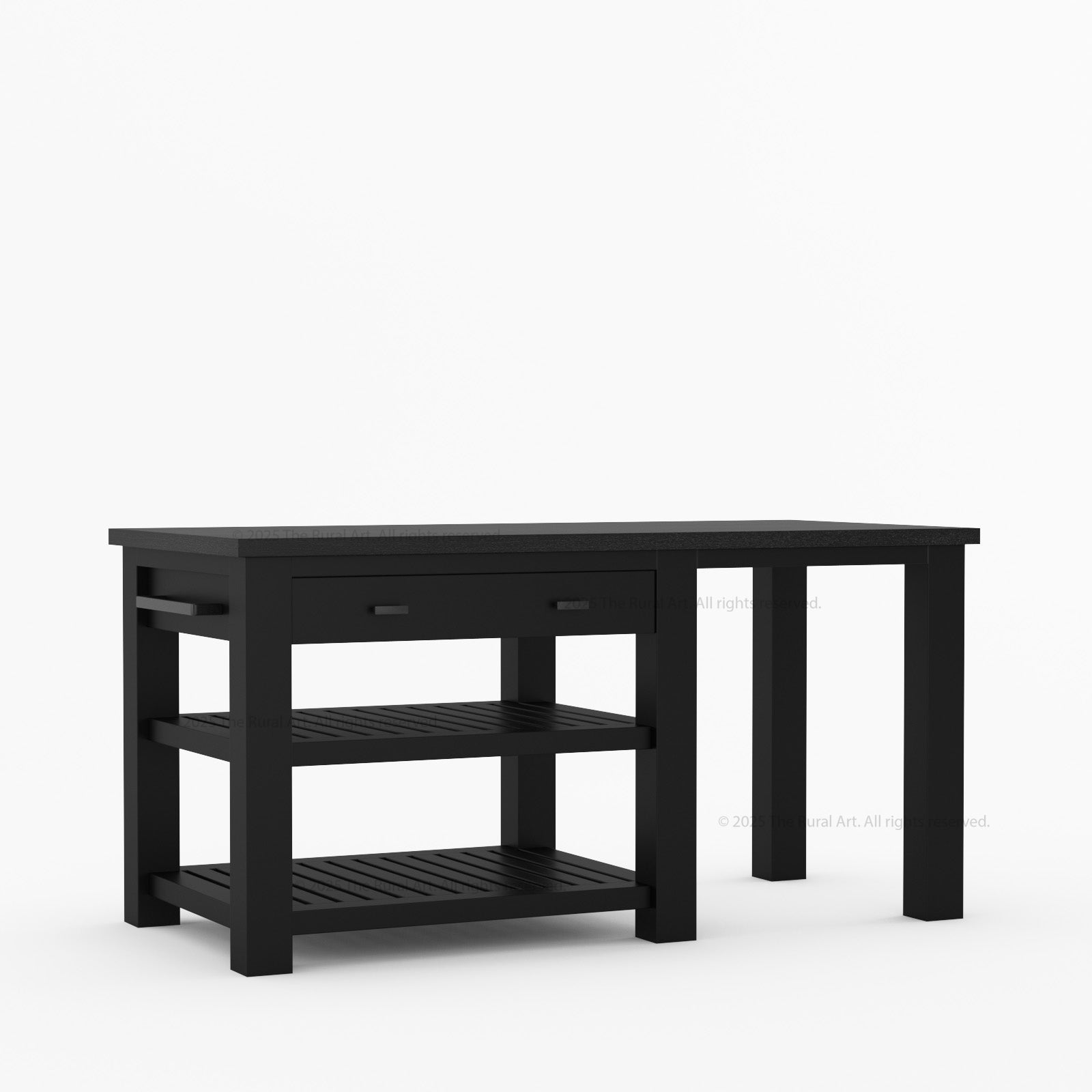 Castine Solid Wood Kitchen Island