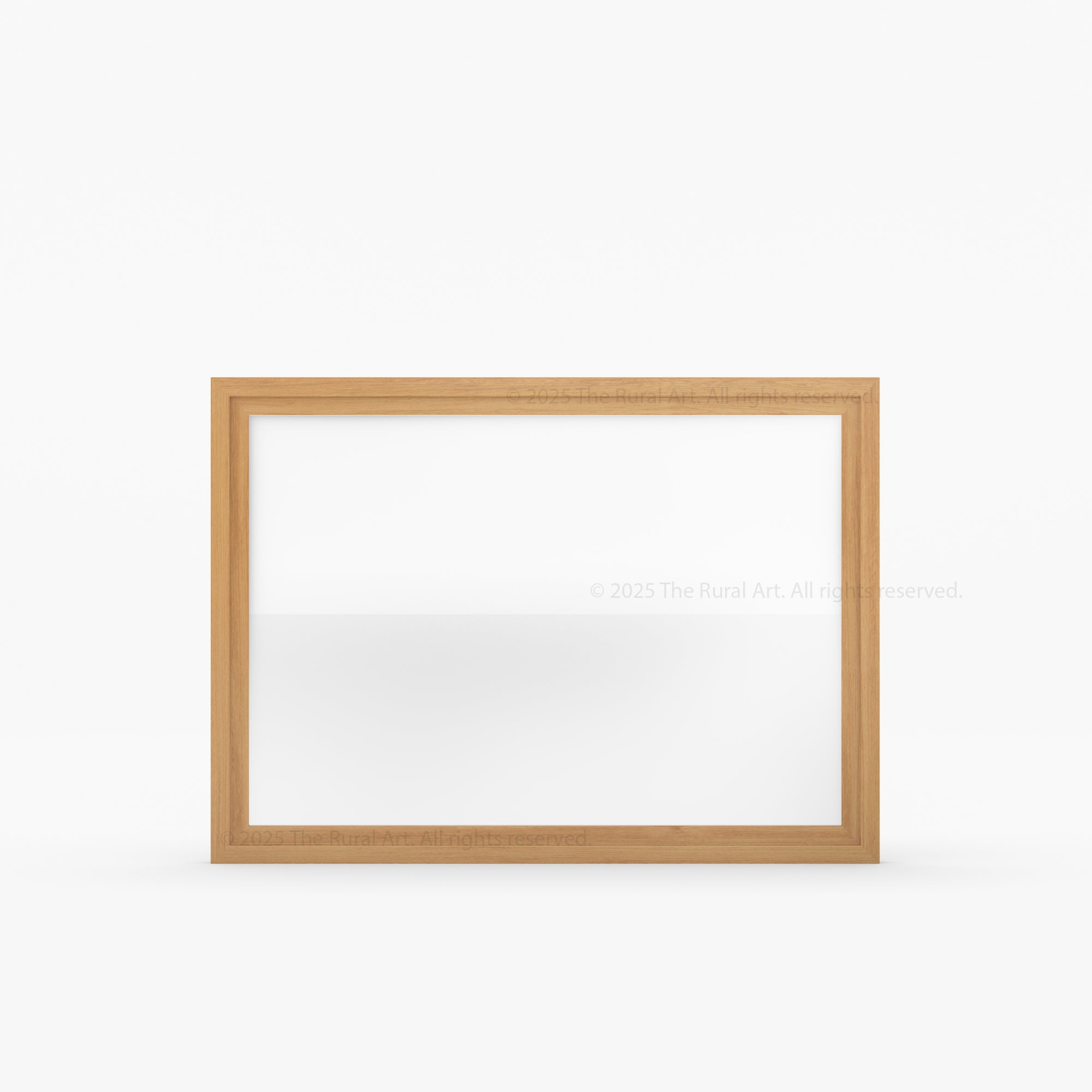 Seabrook Solid Wood Framed Wall Mirror with Clean Edge Detailing