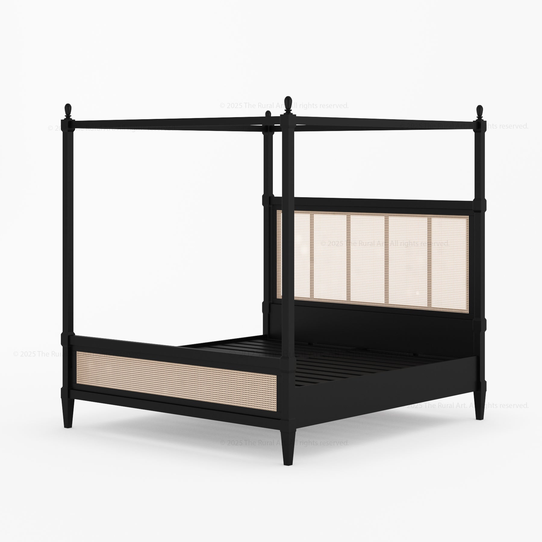 Hayward Bedroom Set Solid Wood Bed, Nightstands, Dresser & Mirror