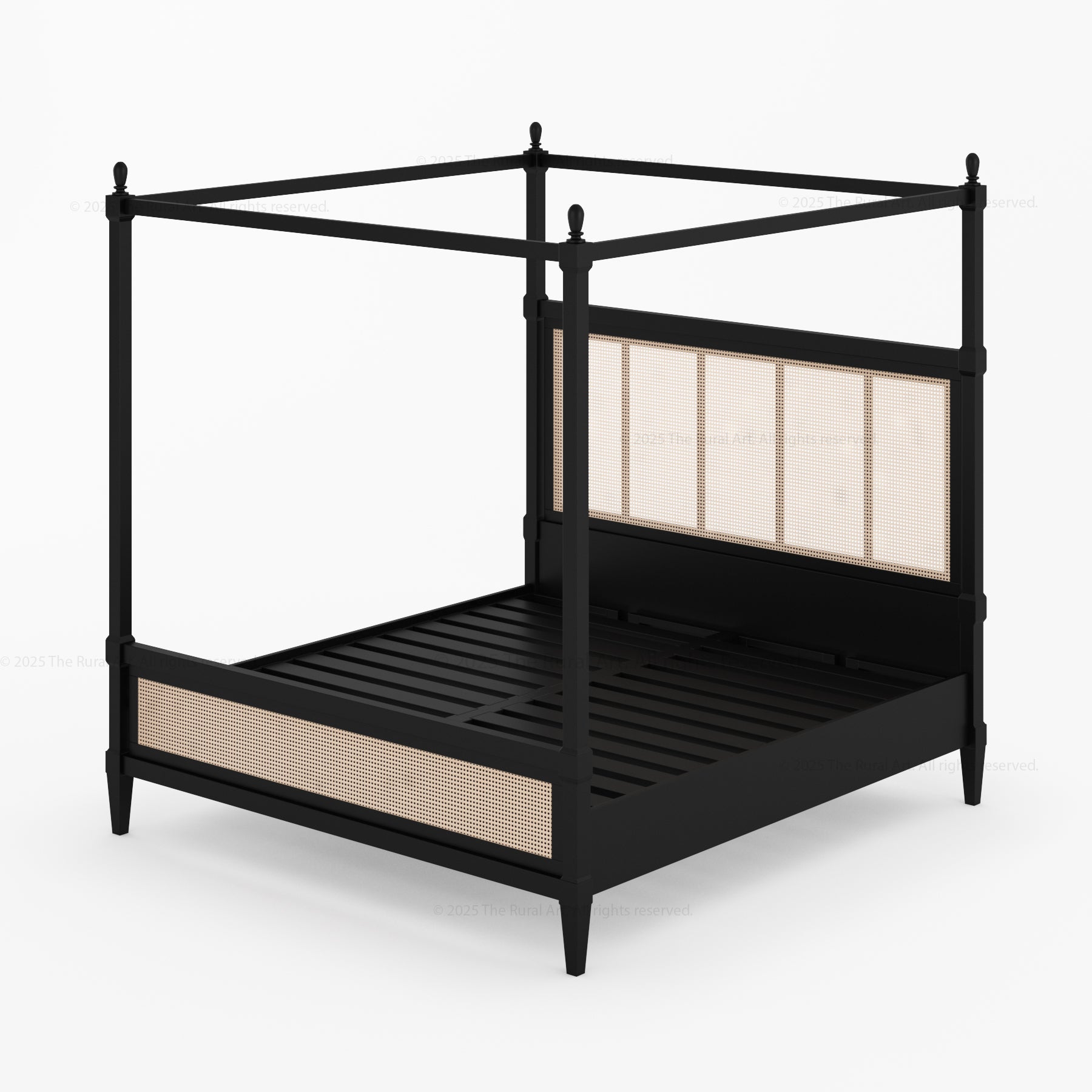 Hayward Bedroom Set Solid Wood Bed, Nightstands, Dresser & Mirror