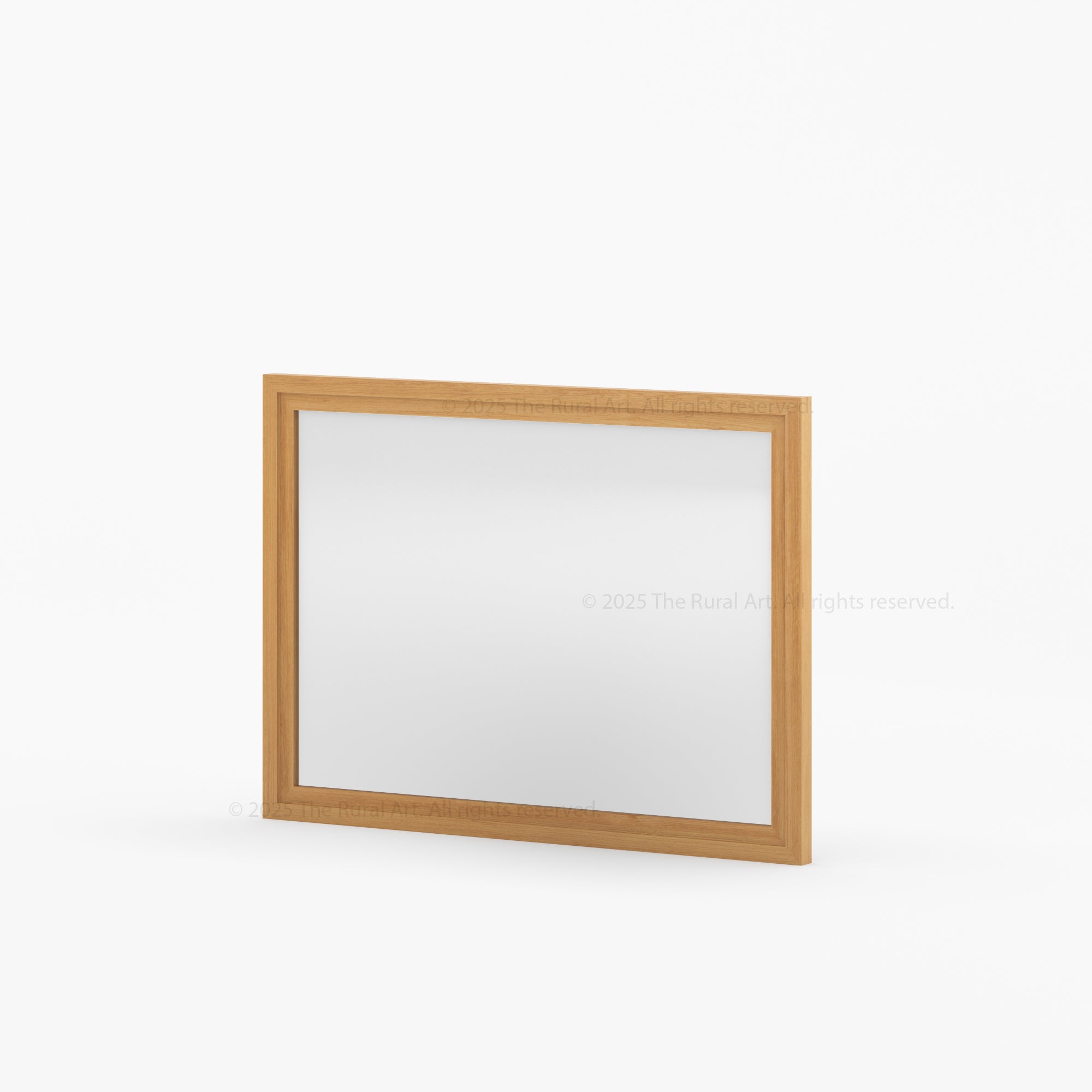 Seabrook Solid Wood Framed Wall Mirror with Clean Edge Detailing