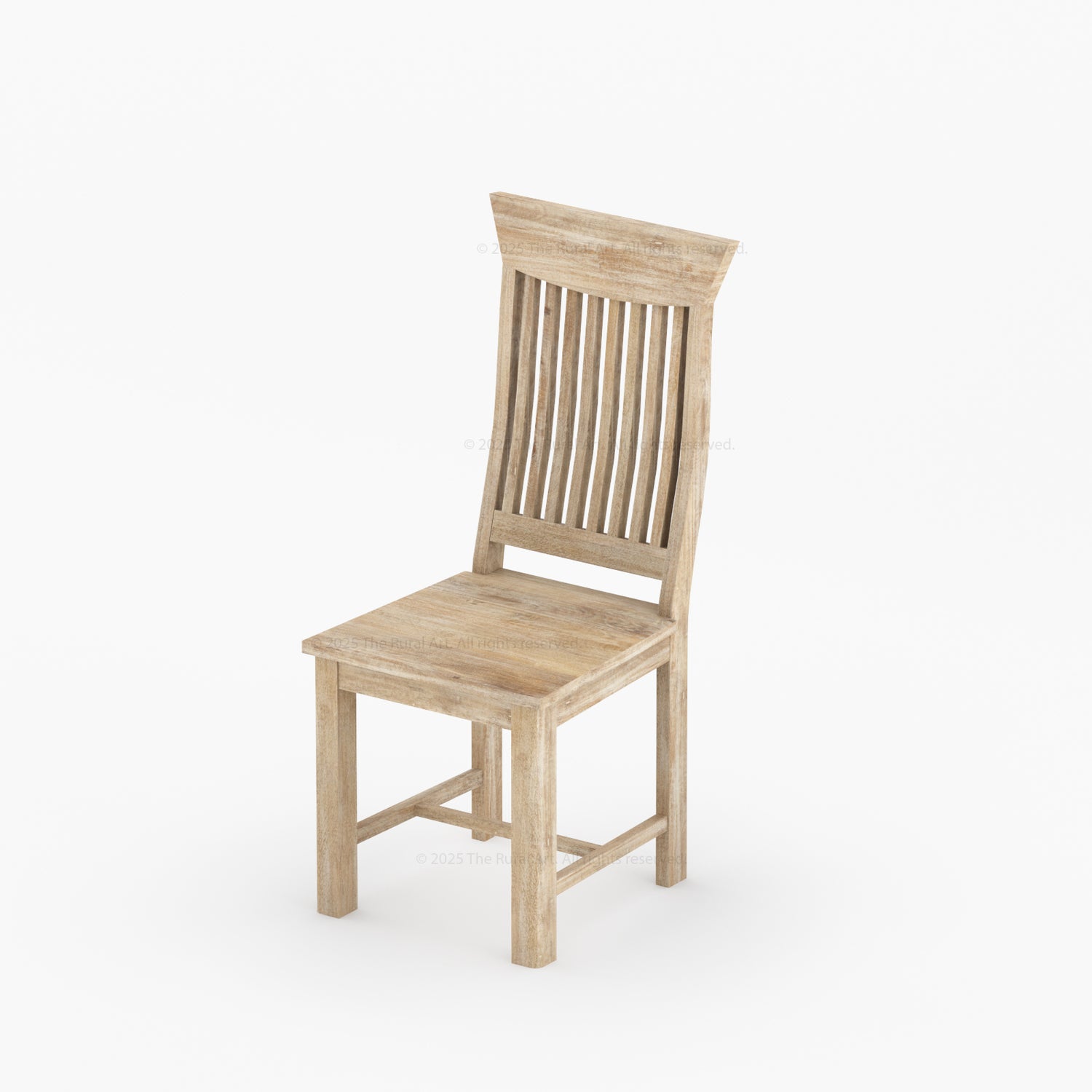 Anniston High-Back Solid Wood Dining Chair