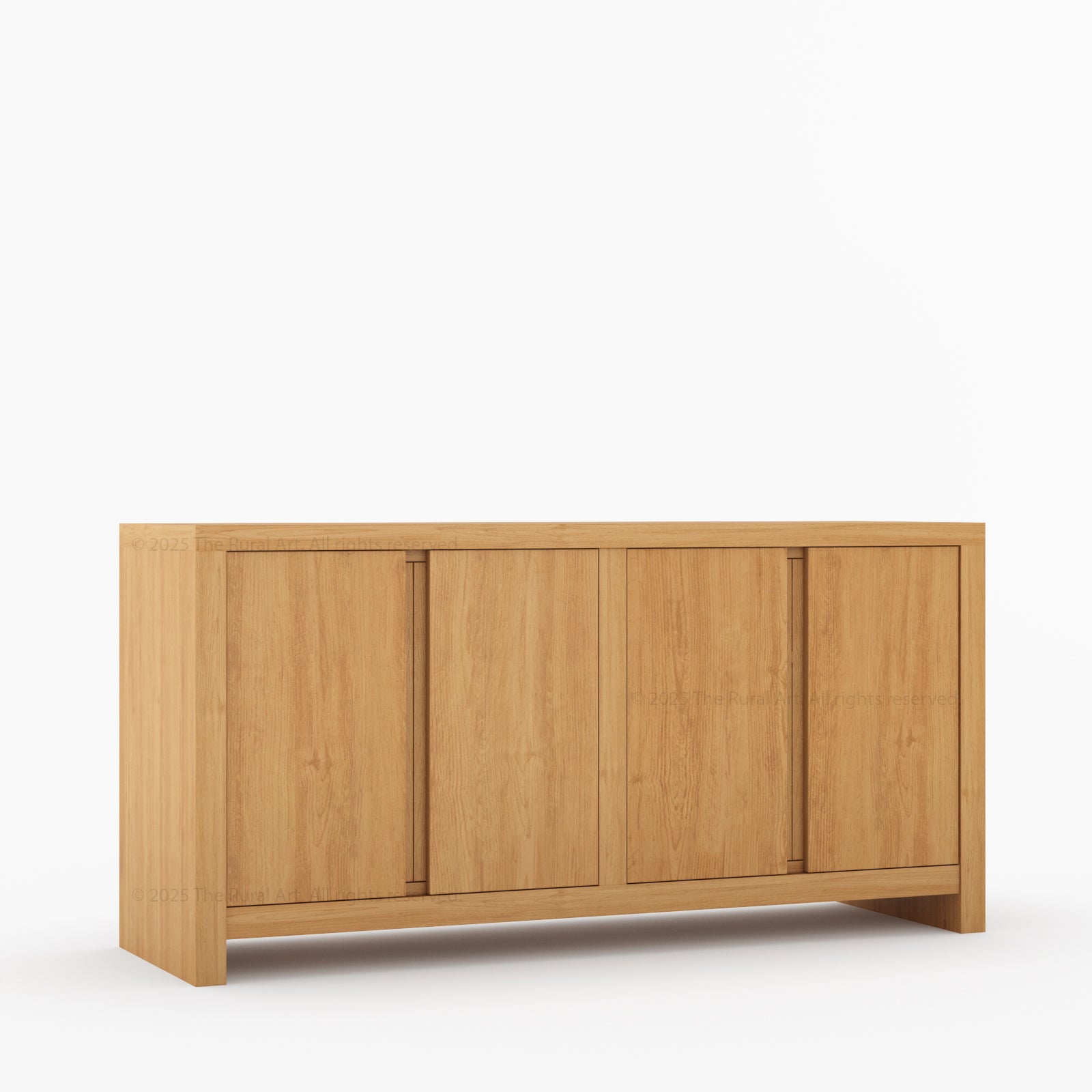 Fontana Modern Solid Wood Sideboard Buffets Cabinet