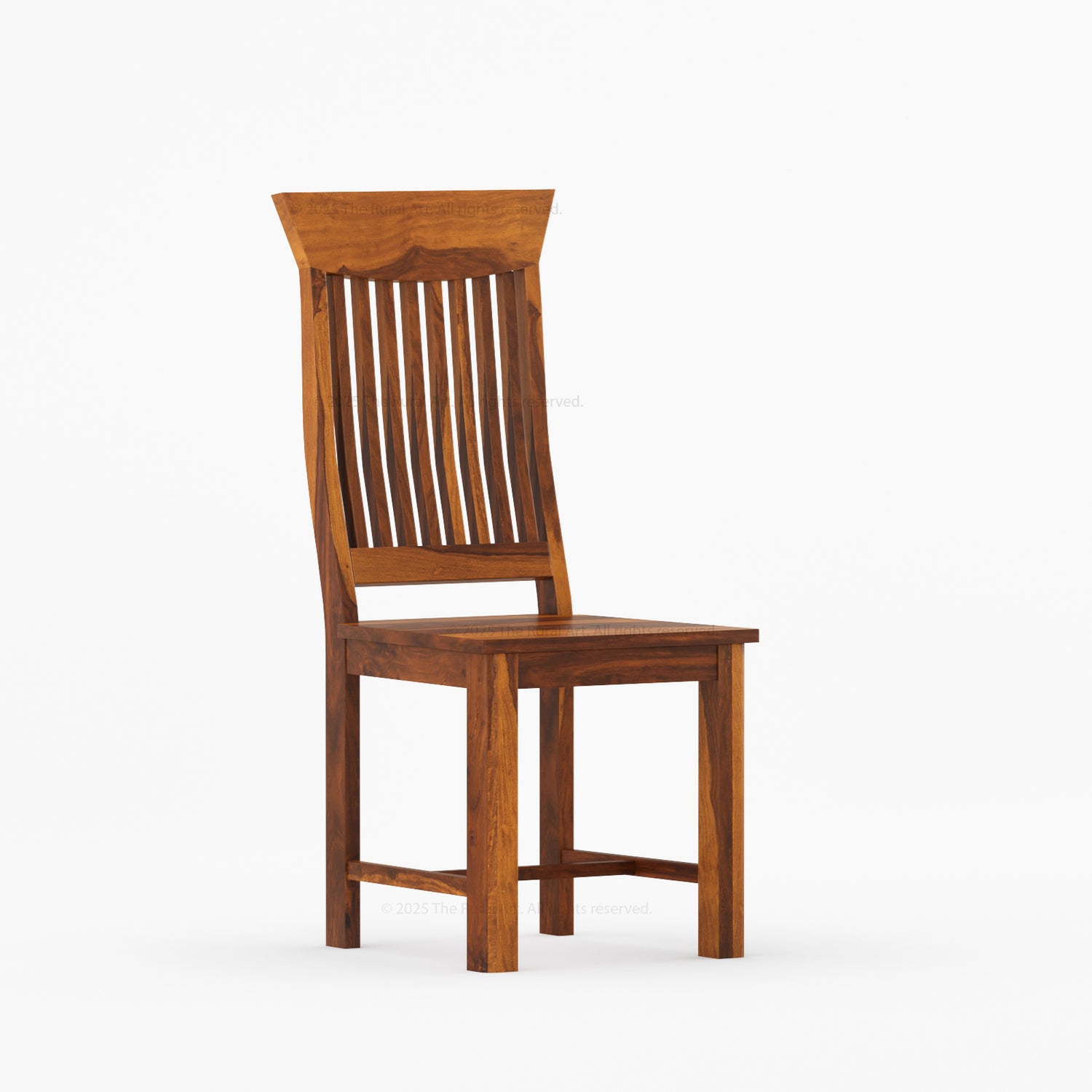 Anniston High-Back Solid Wood Dining Chair