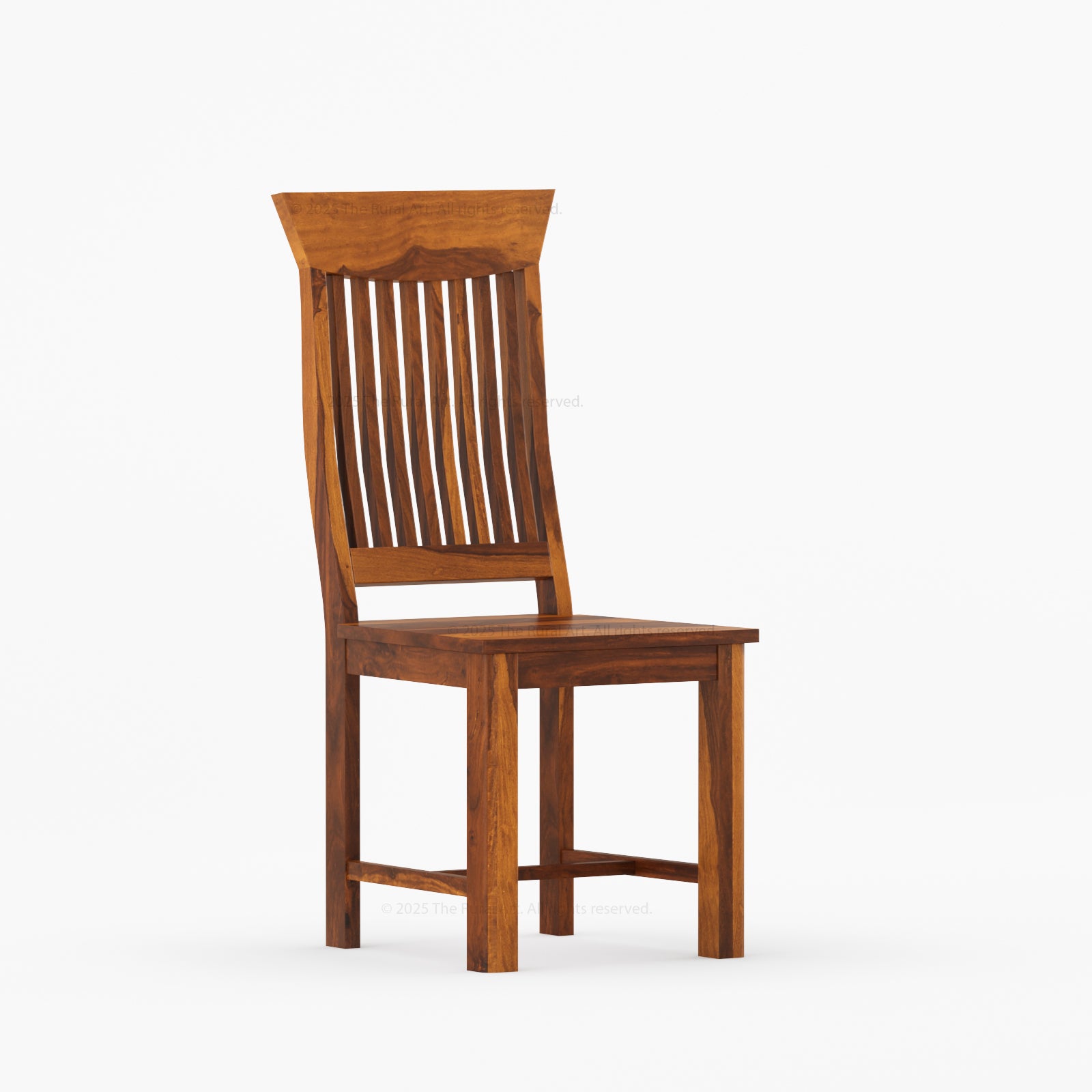 Anniston High-Back Solid Wood Dining Chair