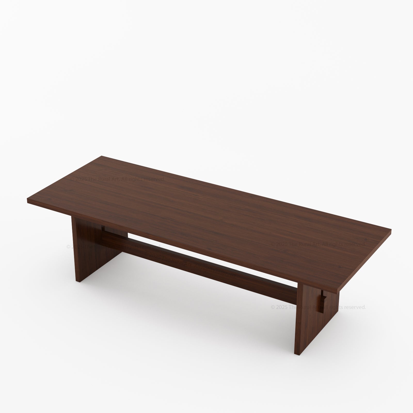 Marion Modern Slab-Leg Dining Table & Boucle Chair Set