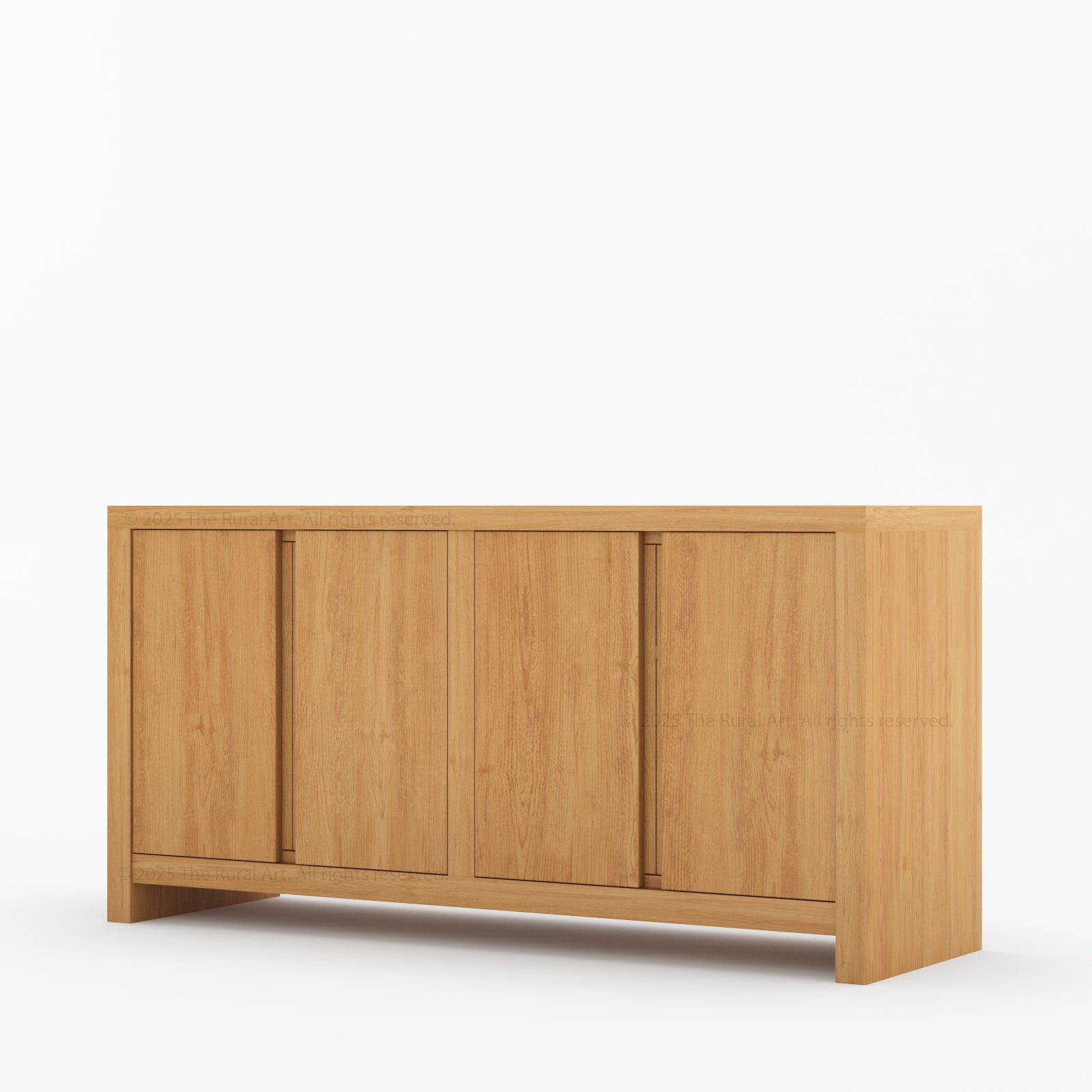 Fontana Modern Solid Wood Sideboard Buffets Cabinet