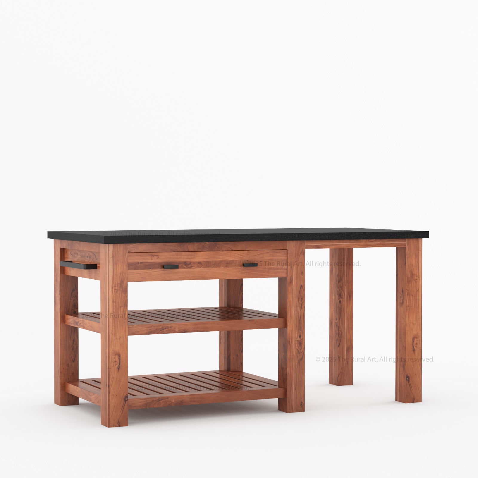 Castine Solid Wood Kitchen Island