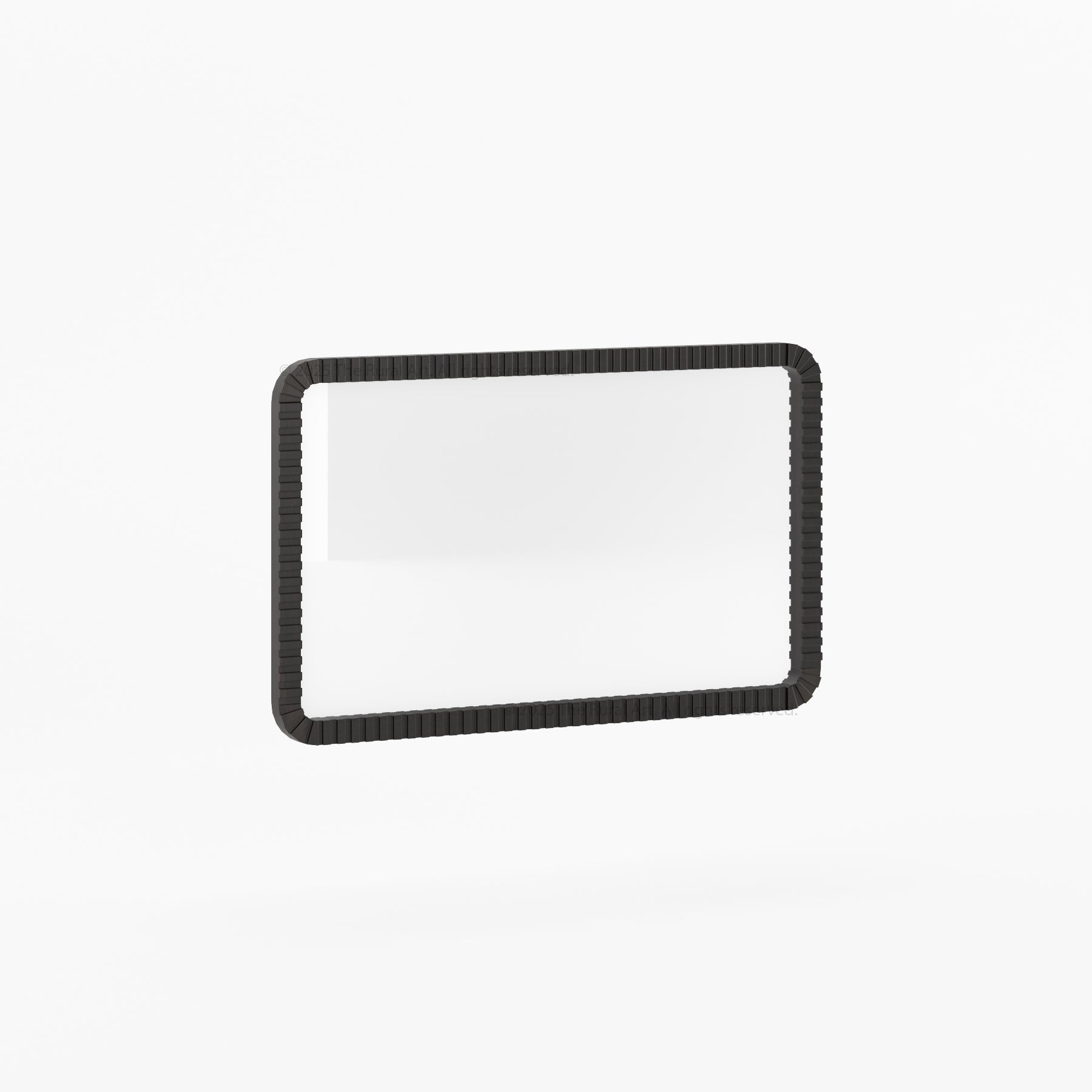 Lewes Fluted Wood Mirror | Framed Wall Mirror in Solid Wood