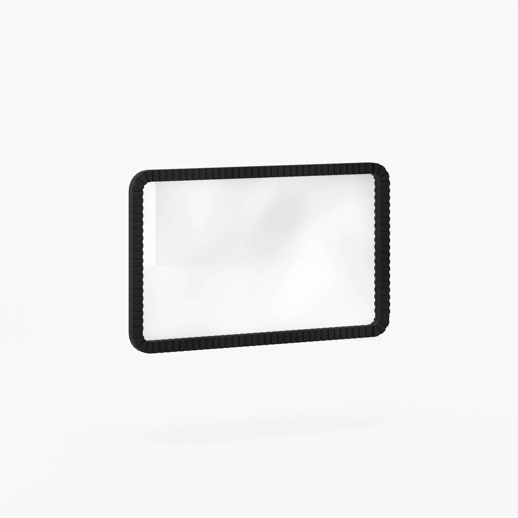 Lewes Fluted Wood Mirror | Framed Wall Mirror in Solid Wood